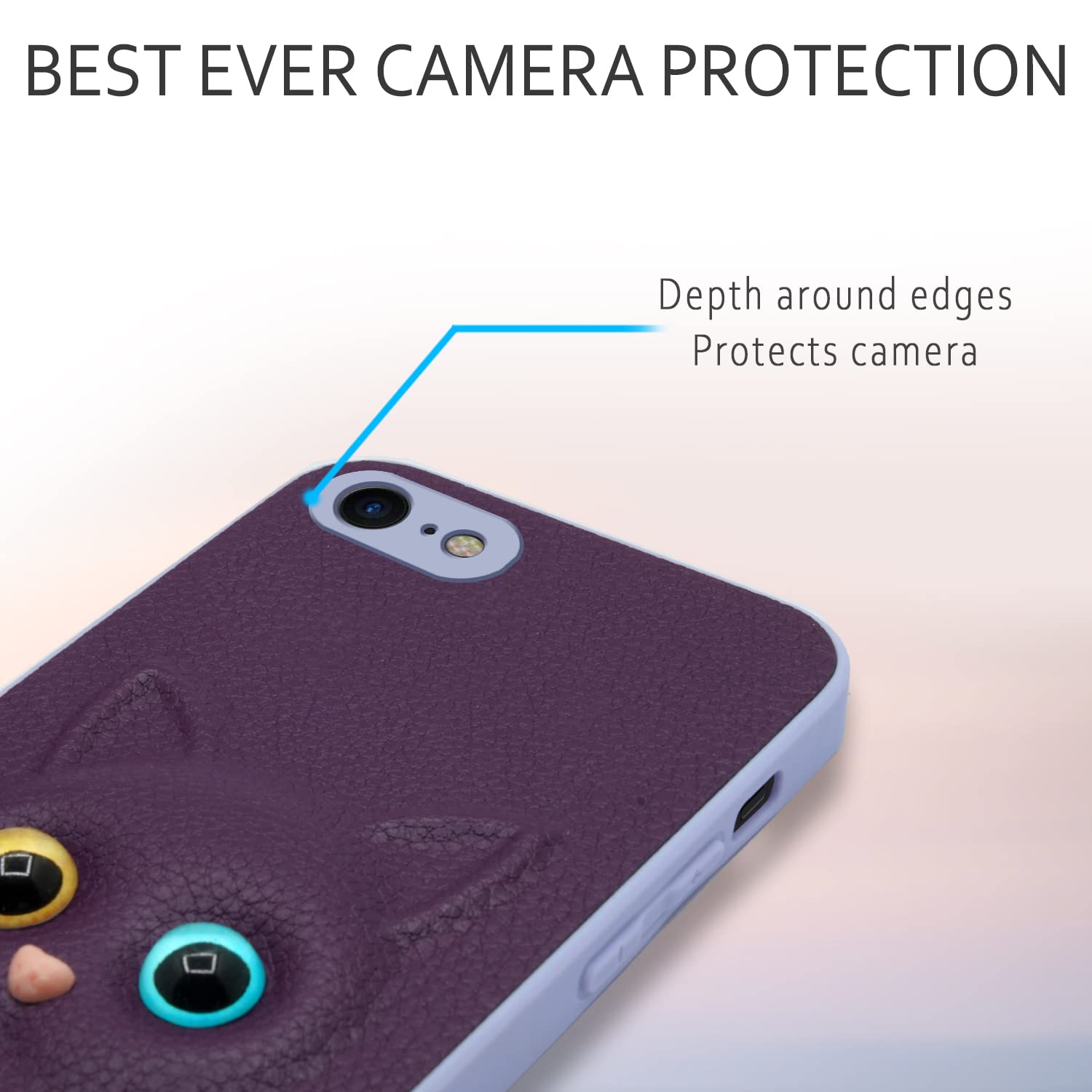 Pikkme iPhone 6 / 6s Kitty Back Cover | Purple