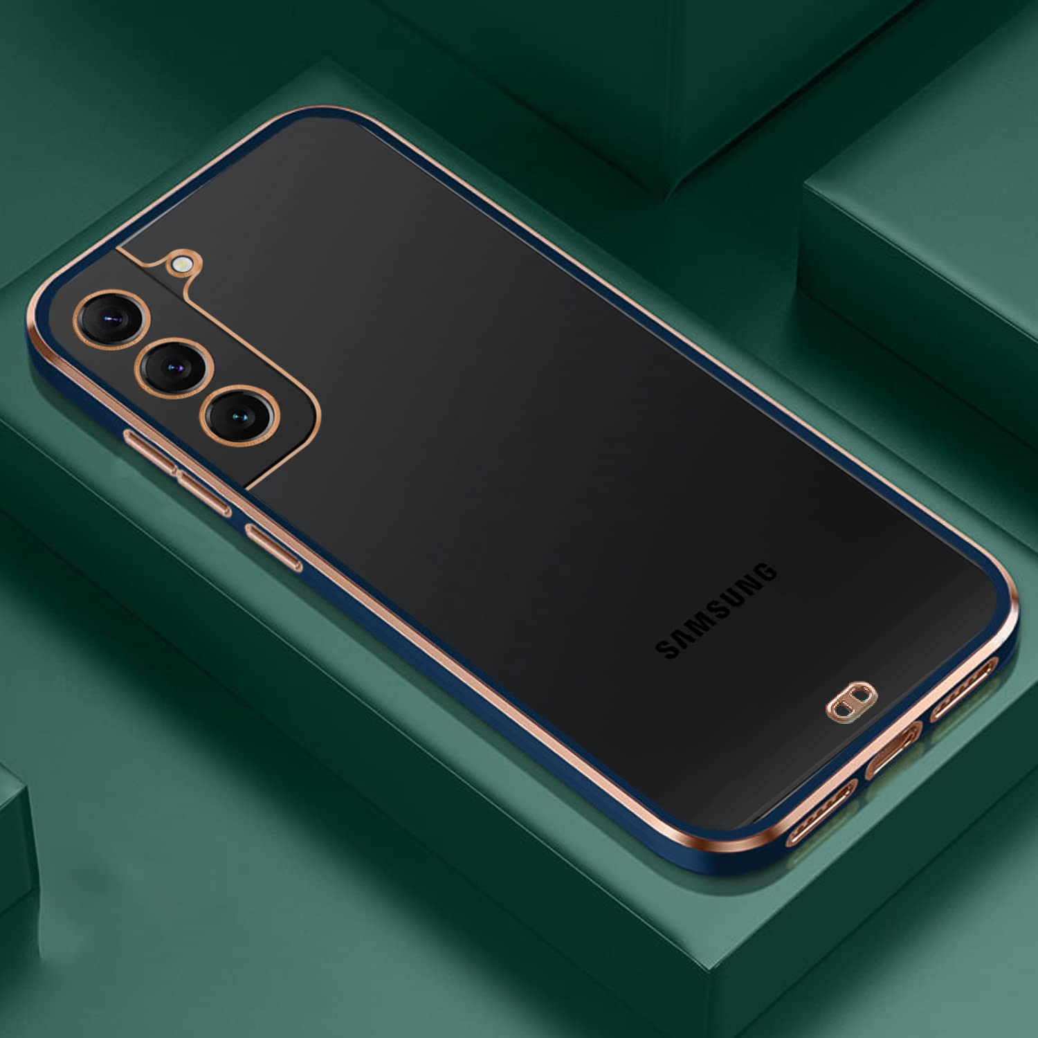 Samsung S22 mobile back cover in blue by Pikkme – photo 6