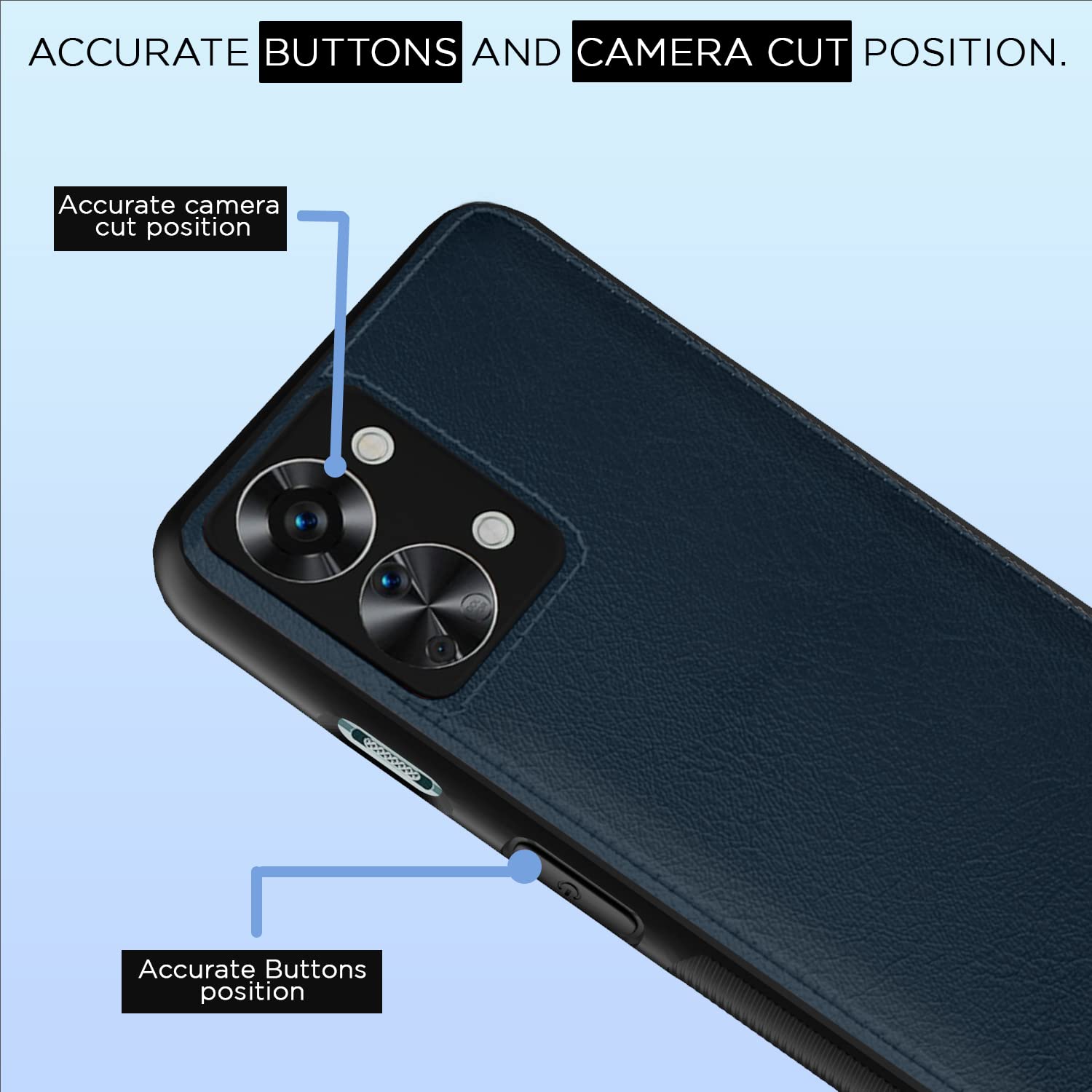 Pikkme OnePlus Nord 2T 5G blue mobile cover – photo 6