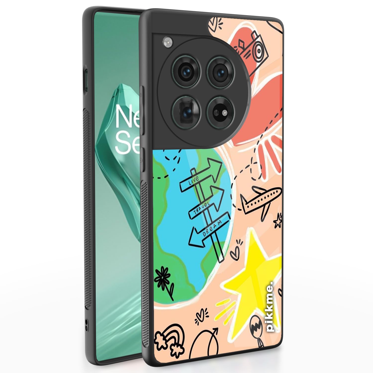 Pikkme OnePlus 12 5G Hybrid back cover