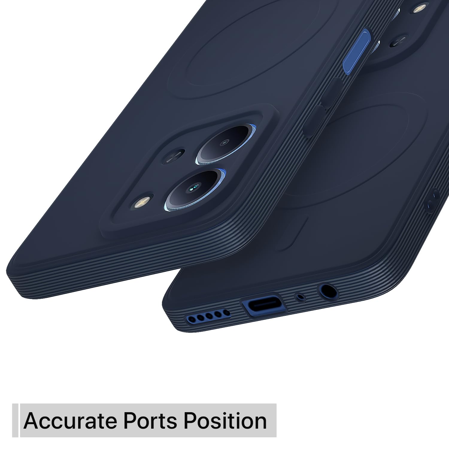 Redmi 15C 5G MagSafe back cover in blue by Pikkme – photo 4