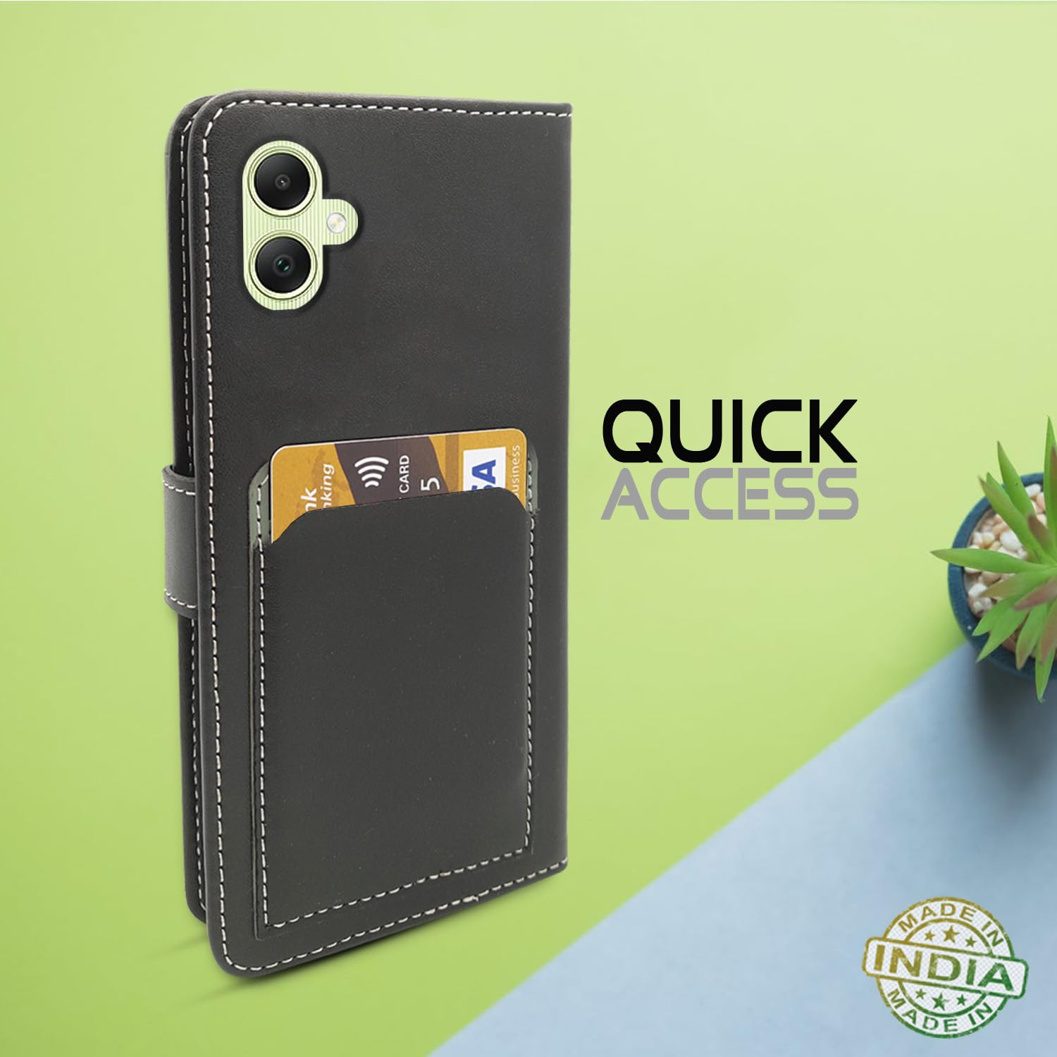 Pikkme grey Magnetic mobile flip cover for Samsung A05/M05/F05 – photo 5