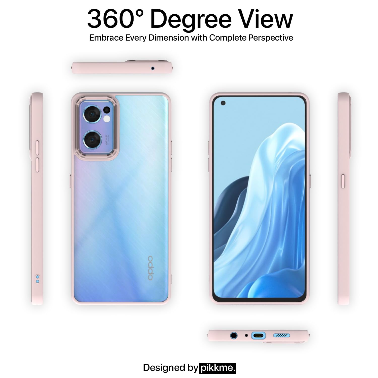 Pikkme Oppo Reno 7 Camring Back Cover (Face)