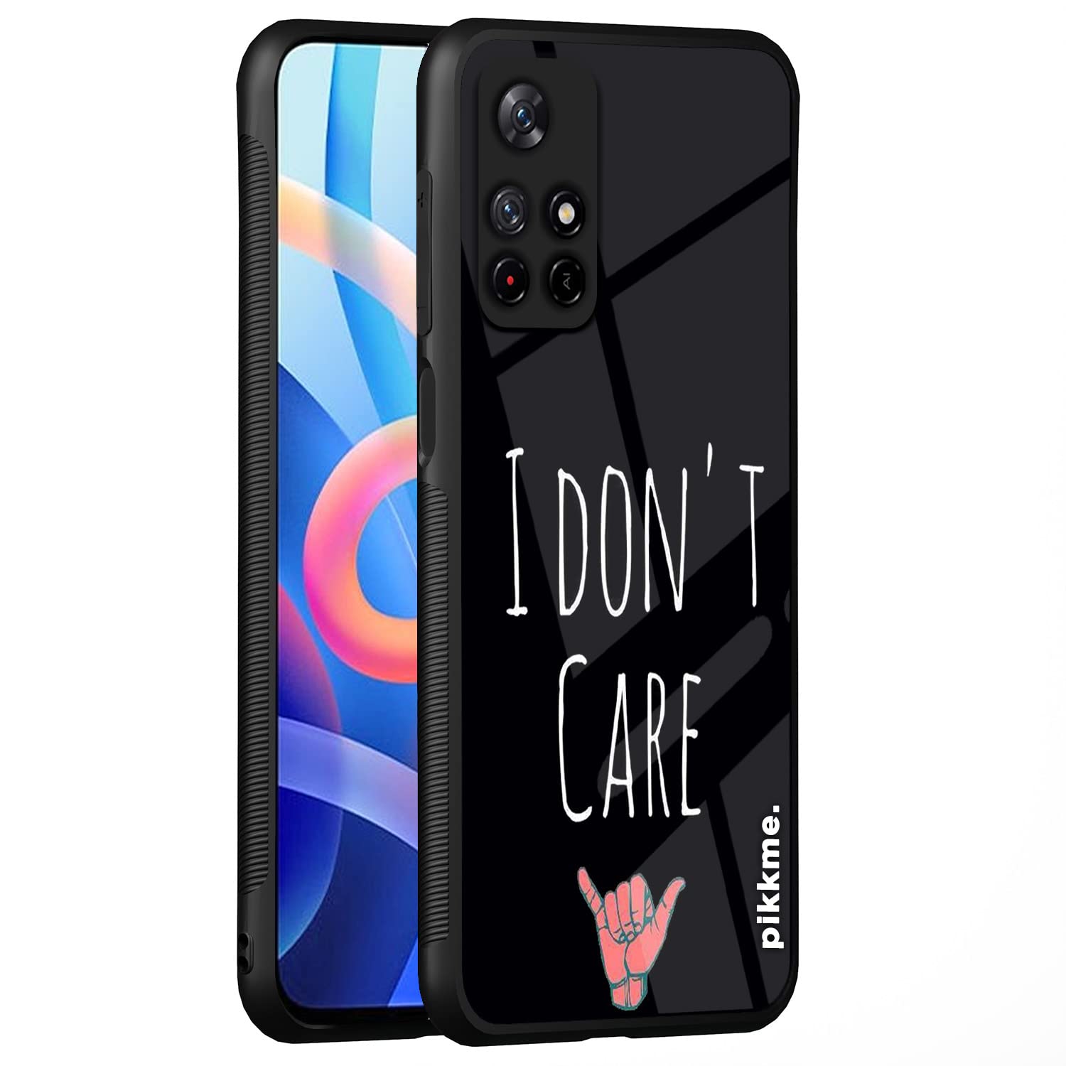 Pikkme Redmi Note 11T/Poco M4 Pro 5G Hybrid mobile back cover