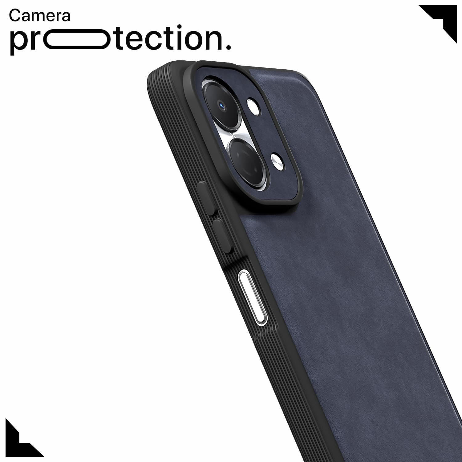 Blue Leather phone cover for Tecno Spark Go 3 – Pikkme – photo 5