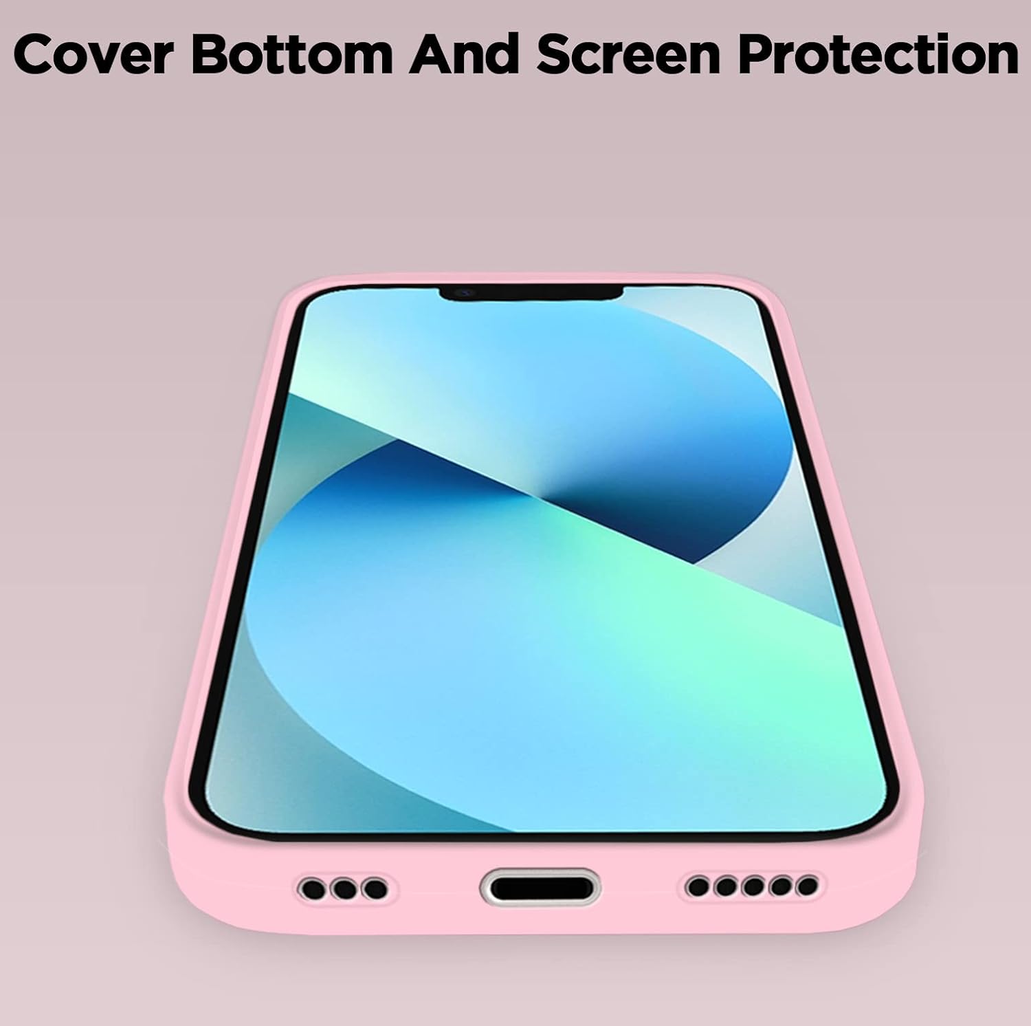 Pikkme iPhone 13 Super Soft Silicone Back Cover (Pink)