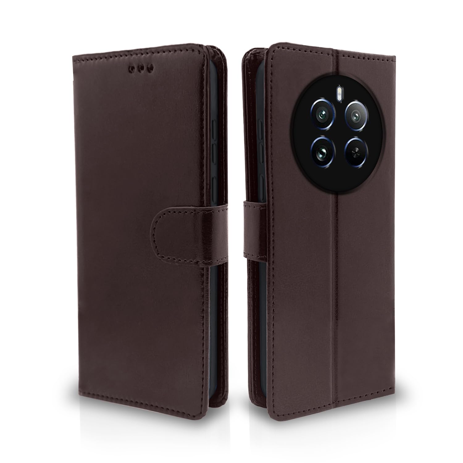 Pikkme coffee mobile flip cover for Realme 12 Pro/12 Pro Plus 5G