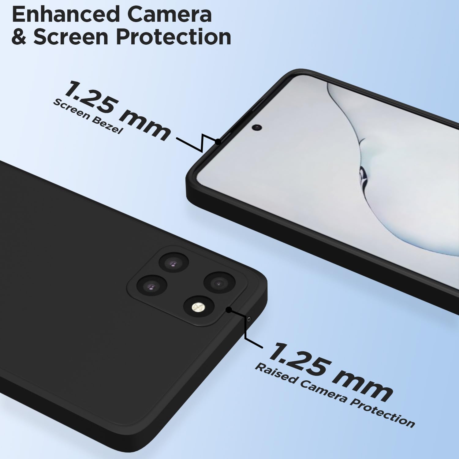 Black back cover for Samsung Note 10 Lite – Pikkme – photo 6
