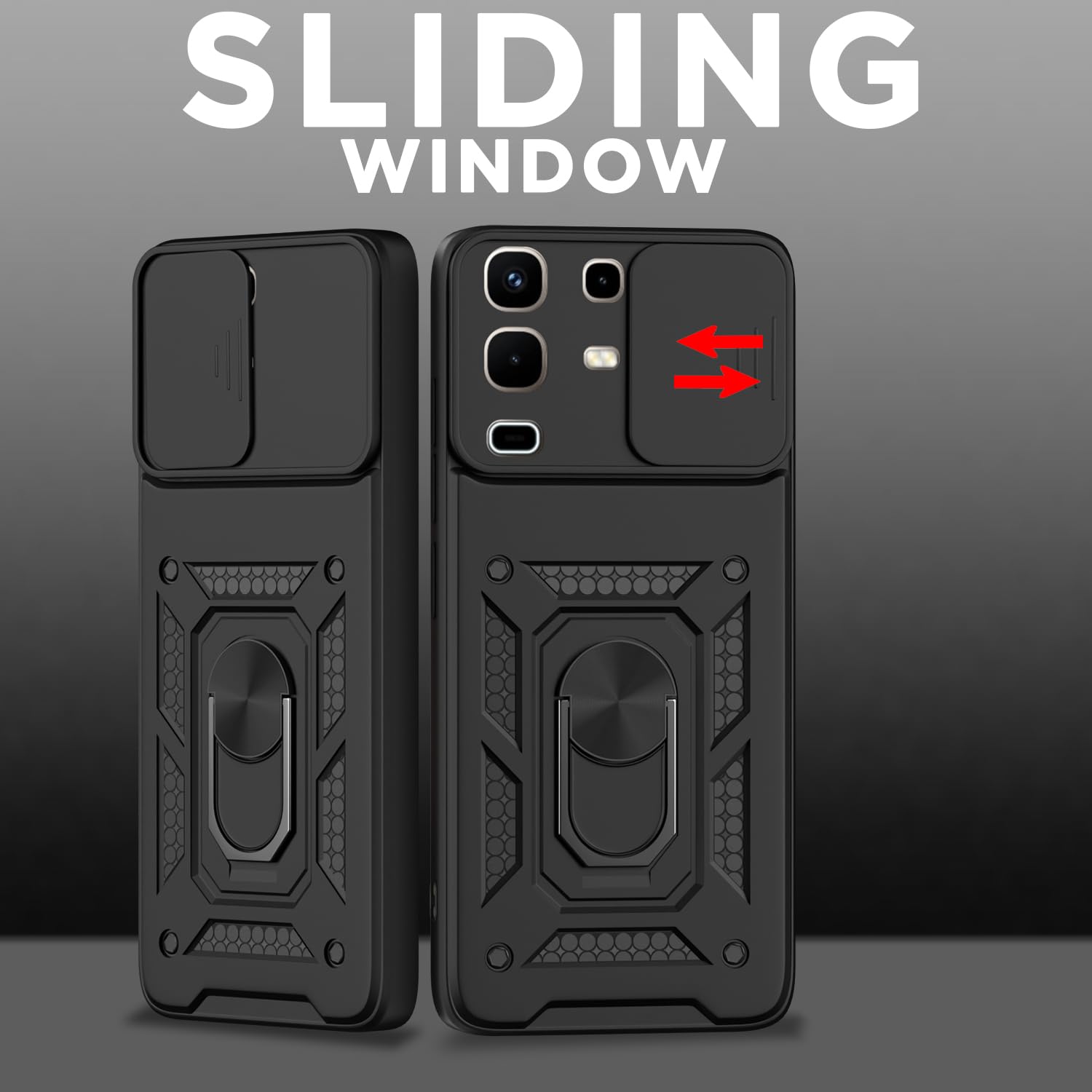 Pikkme Infinix Note 50s 5G/360 black phone cover – photo 2