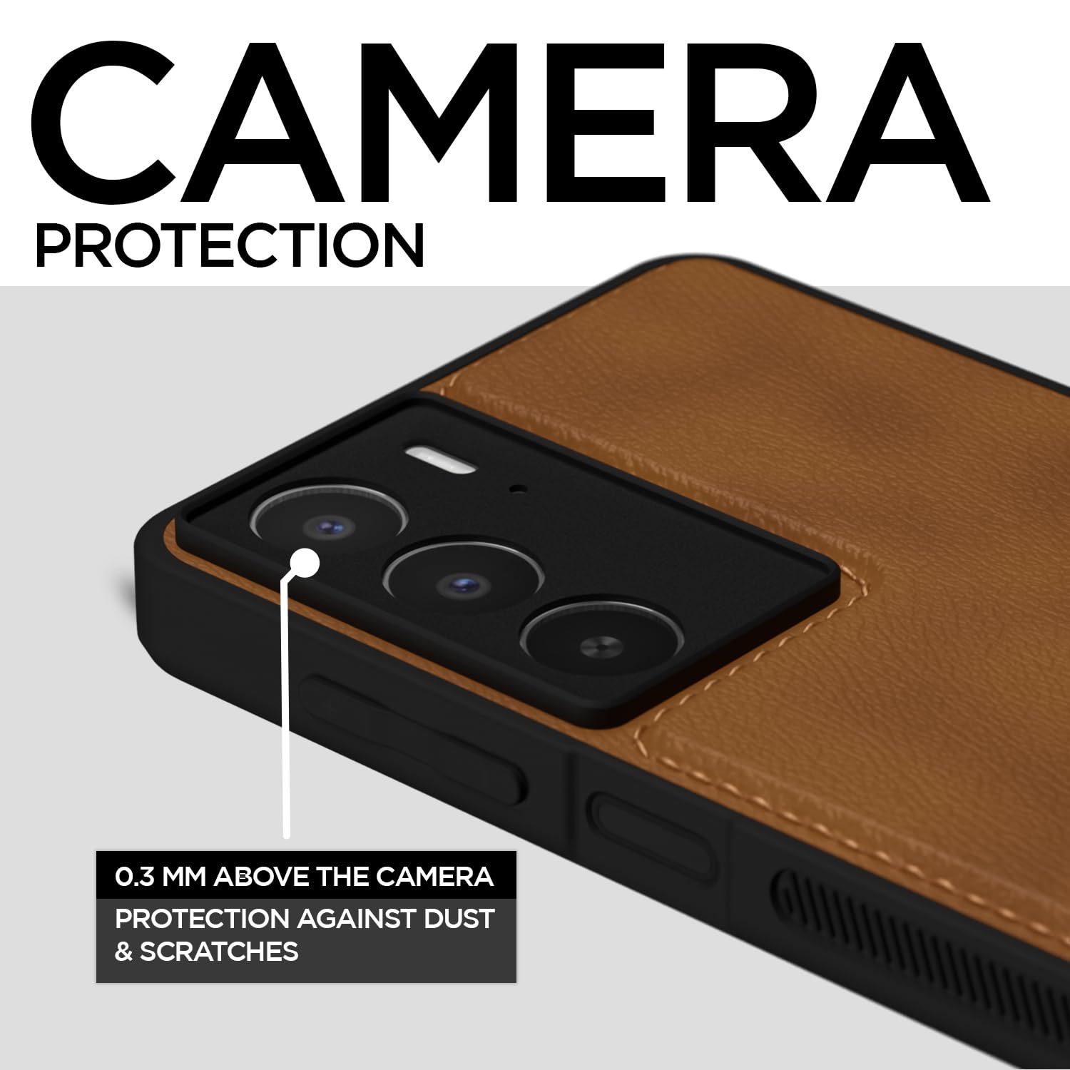 Pikkme Realme C75 brown phone cover – photo 3