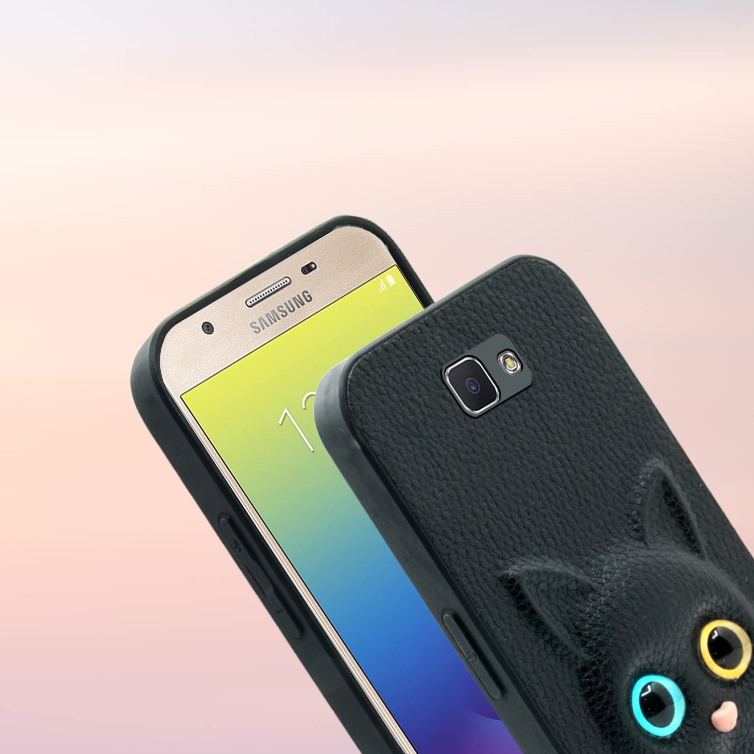 Pikkme Samsung J7 Prime Cat black mobile back cover – photo 6