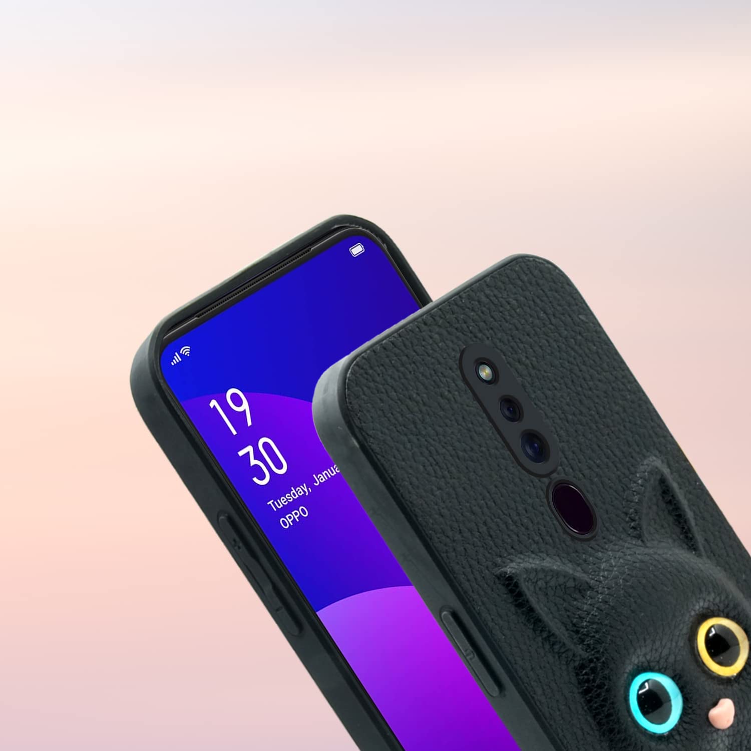 Pikkme black mobile back cover for Oppo F11 Pro – photo 6
