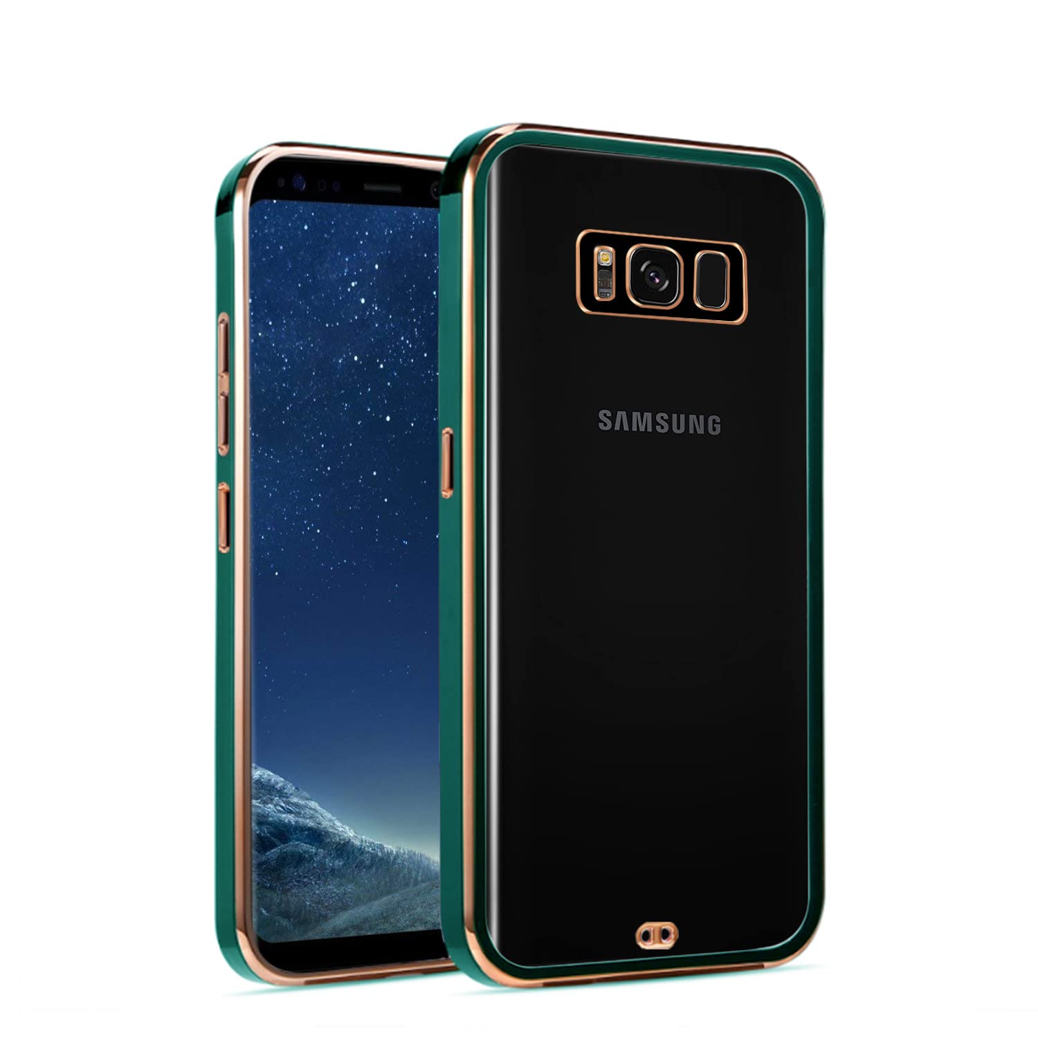 Pikkme green back cover for Samsung S8 Plus/S8