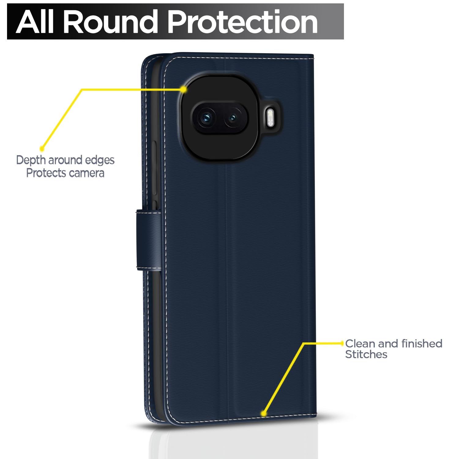 Pikkme iQOO 15R 5G Wallet blue mobile flip cover – photo 4
