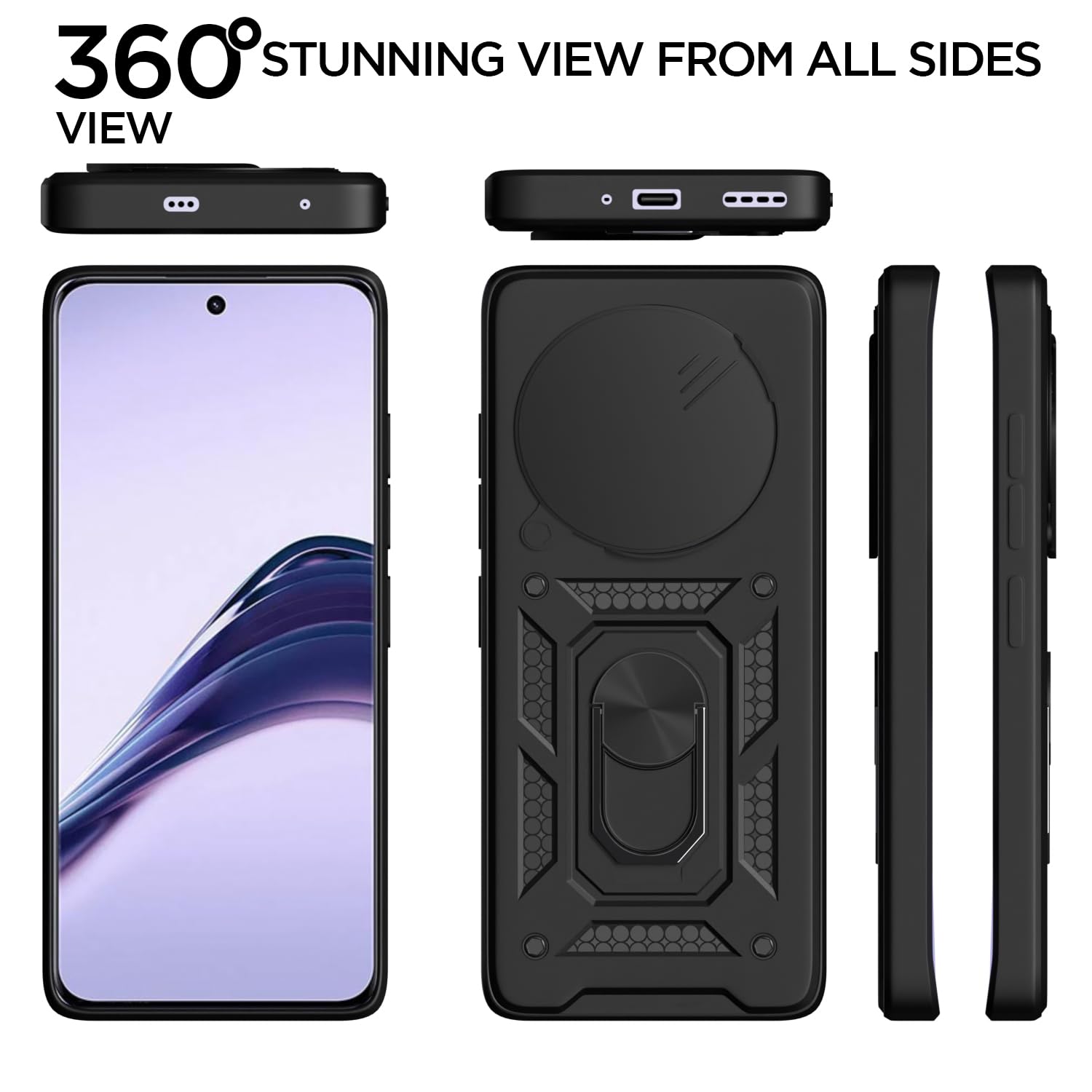 Realme 13 Pro/13 Pro Plus 5G mobile back cover in black by Pikkme – photo 5