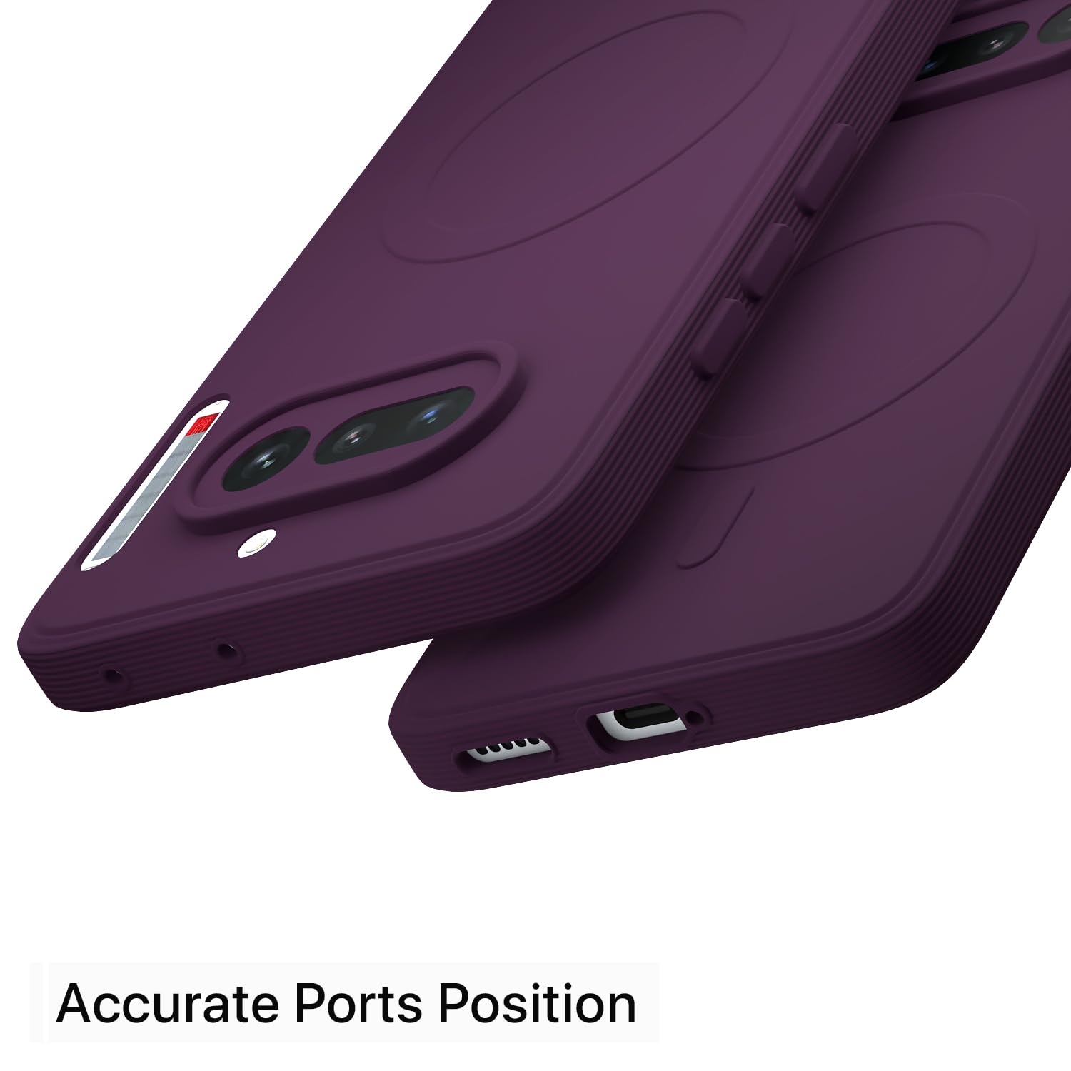 Pikkme Nothing Phone 4a 5G MagSafe black back cover – photo 4