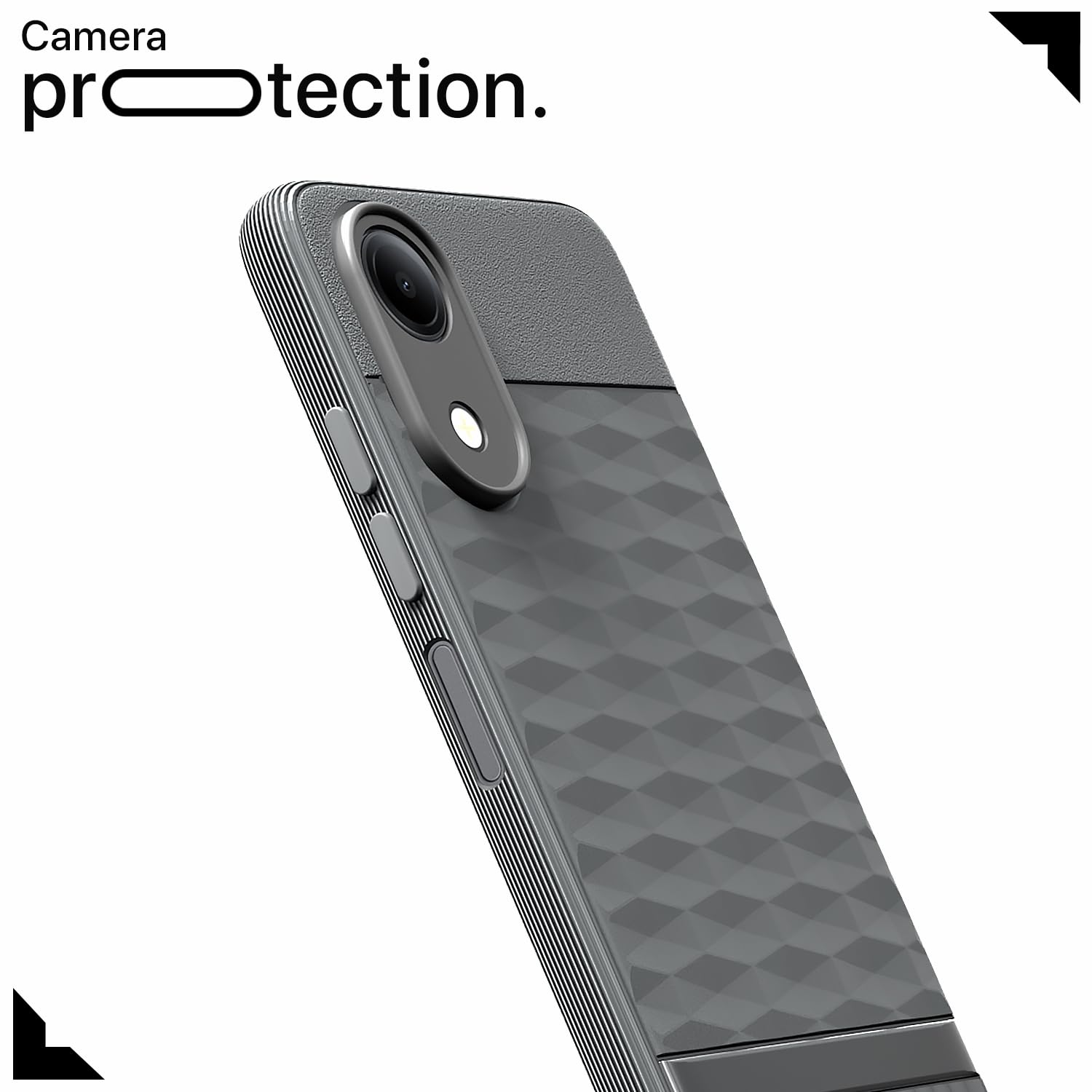 Pikkme Vivo T5e Gencase grey back cover – photo 5