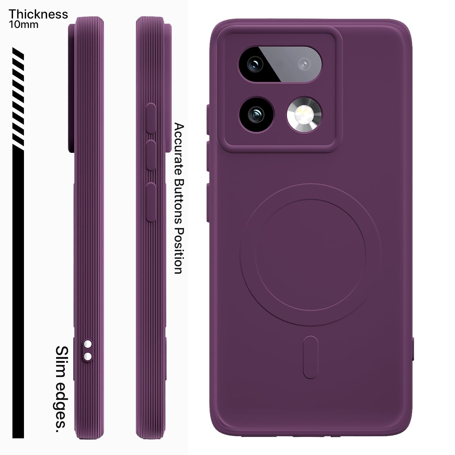 Pikkme purple mobile cover for Realme 16 Pro Plus 5G – photo 3
