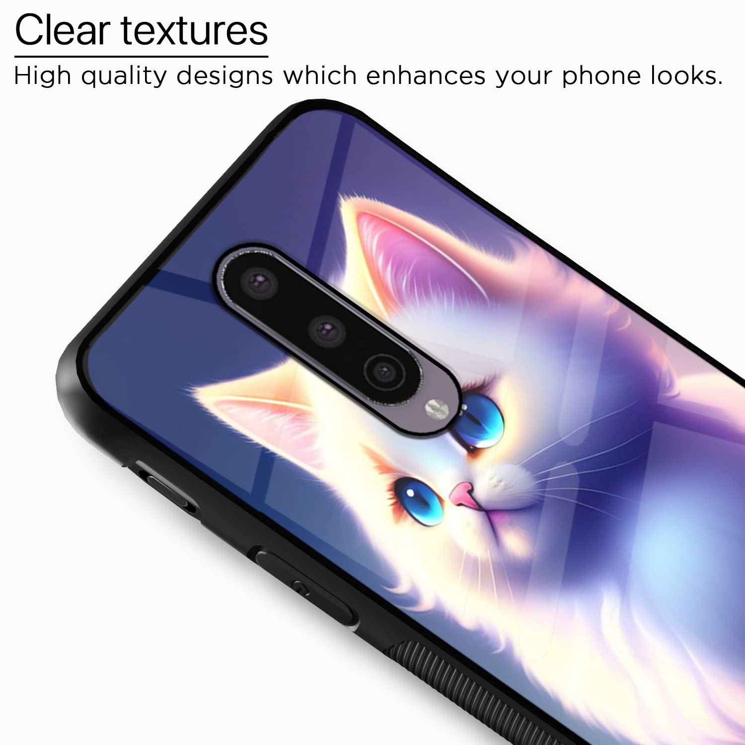 OnePlus 8 Cat mobile back cover by Pikkme – photo 4