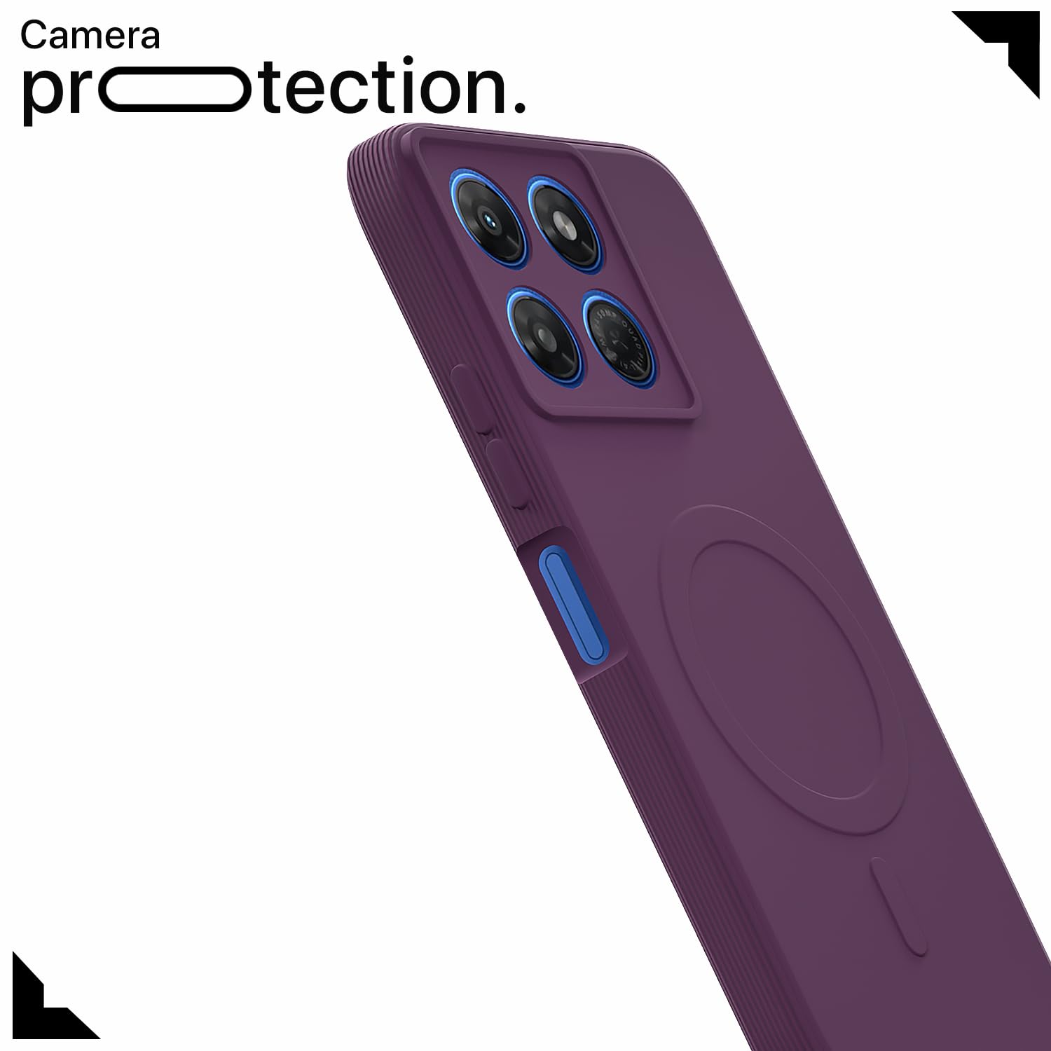 Pikkme purple mobile back cover for Moto G37 5G – photo 5