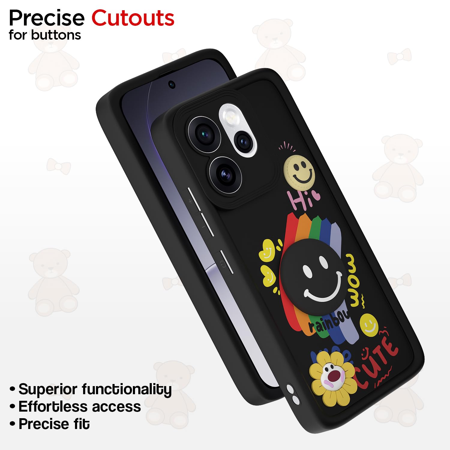 Pikkme Oppo Reno 15 Pro Mini 5G Soft Silicone black mobile back cover – photo 6