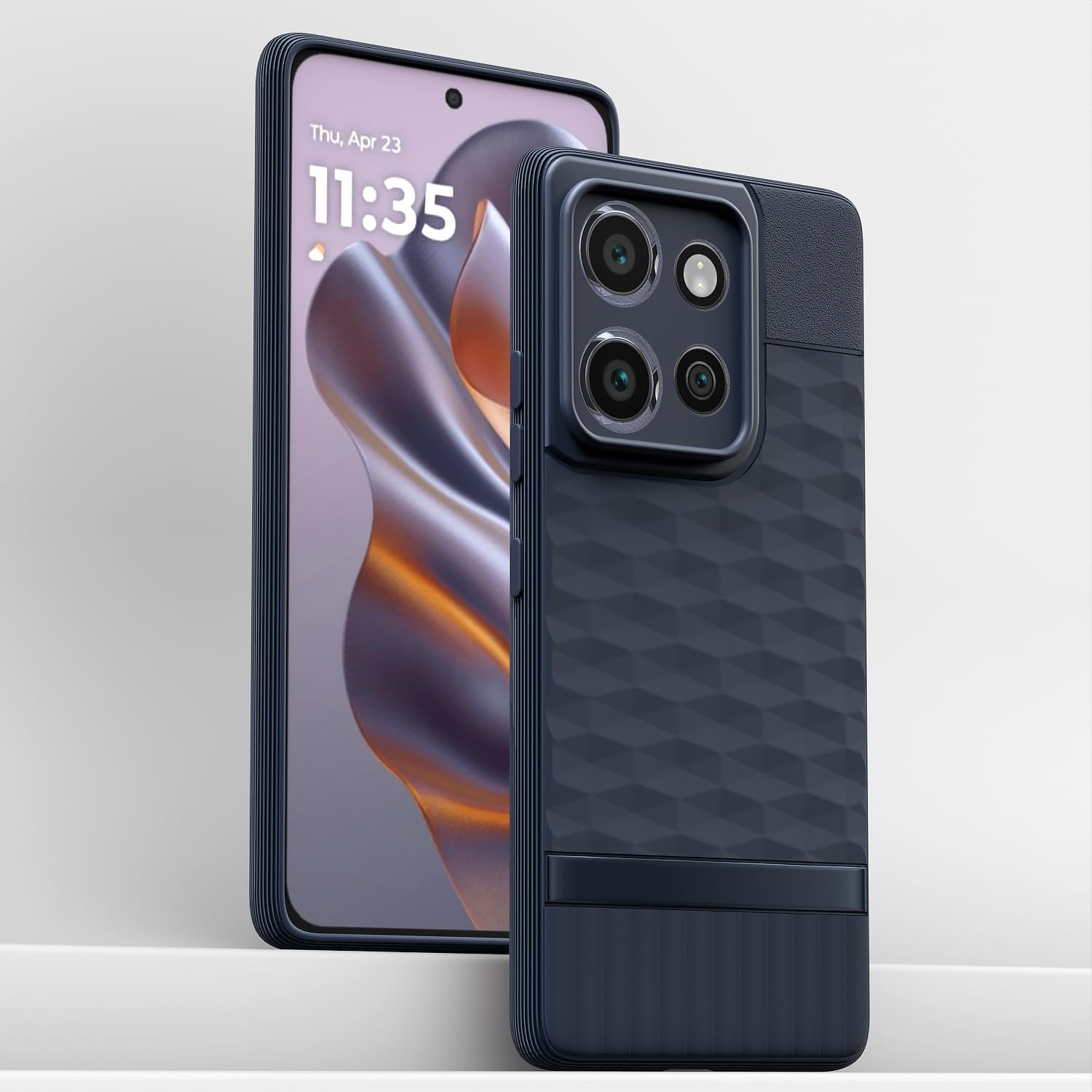 Pikkme Motorola Moto Edge 50 Neo 5G Gencase Back Cover (Blue)