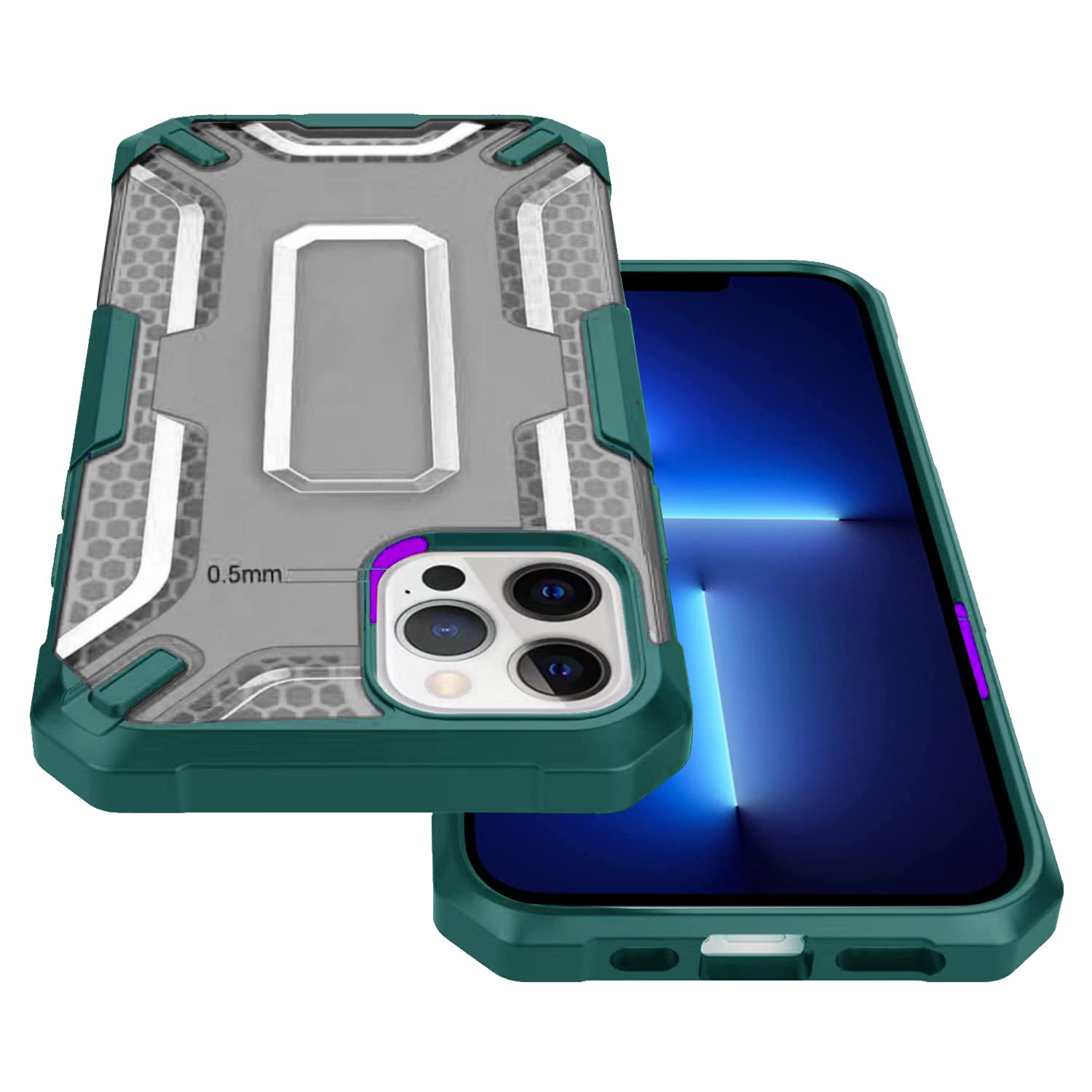 Green Tough Armor back cover for iPhone 13 Pro Max – Pikkme – photo 6
