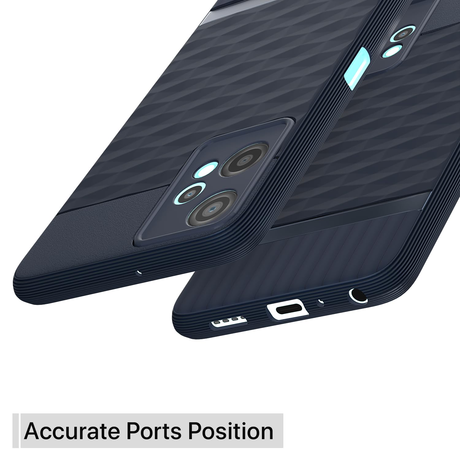 Pikkme OnePlus Nord CE 2 Lite 5G Gencase Back Cover (Blue)