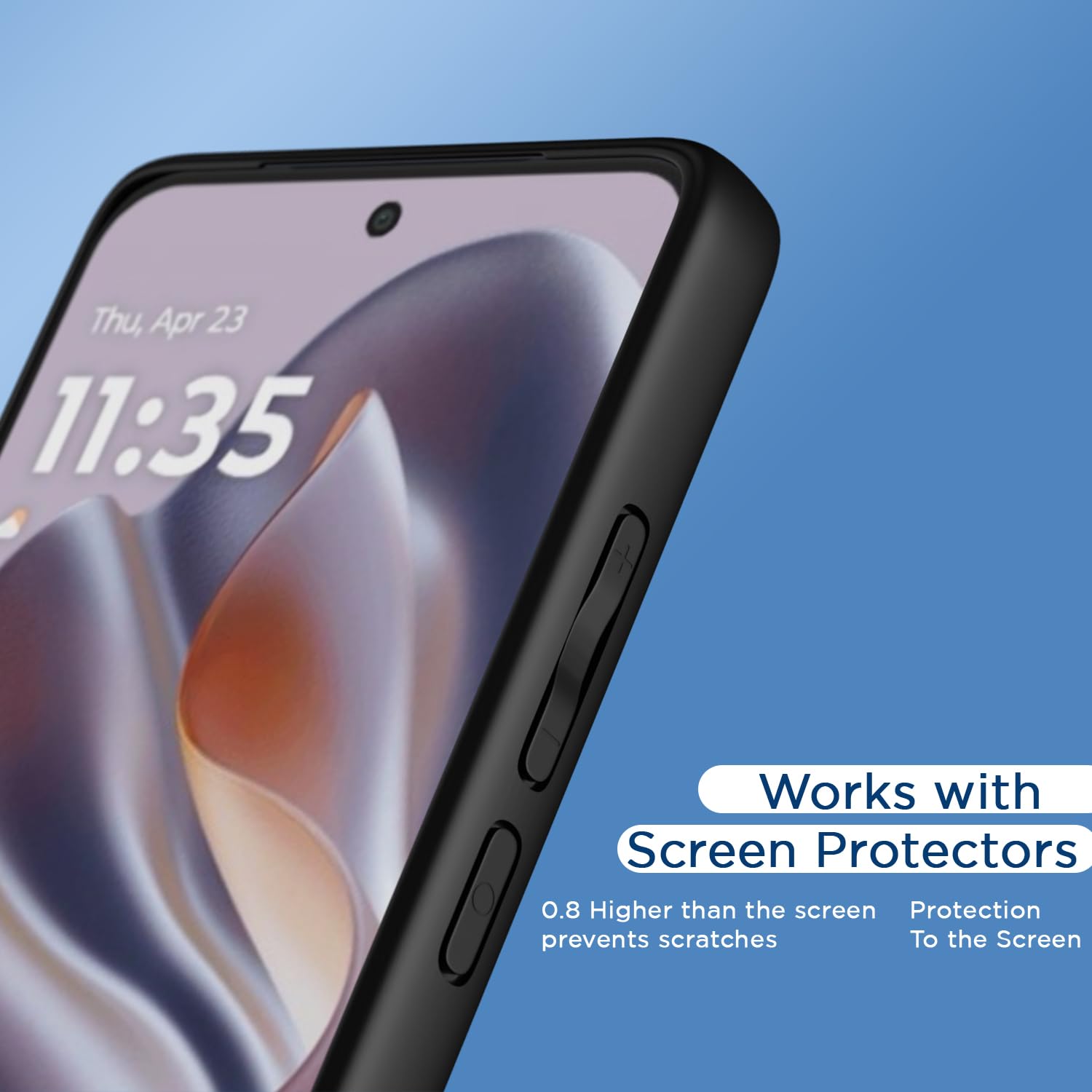 Pikkme Moto Edge 50 Neo 5G Eagle 2.0 Back Cover (Black)