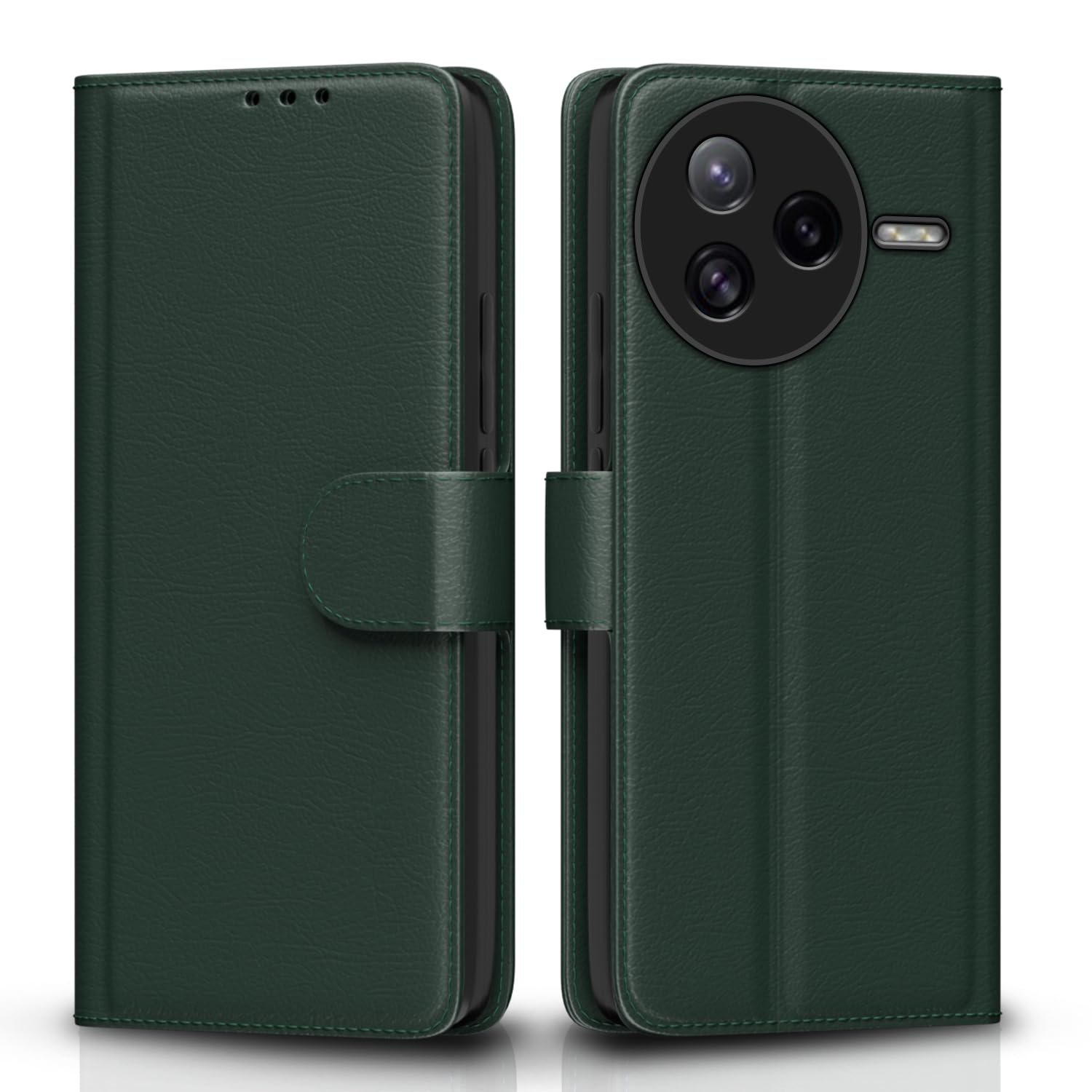 Poco F7 Ultra 5G Vintage Flip Cover - Green