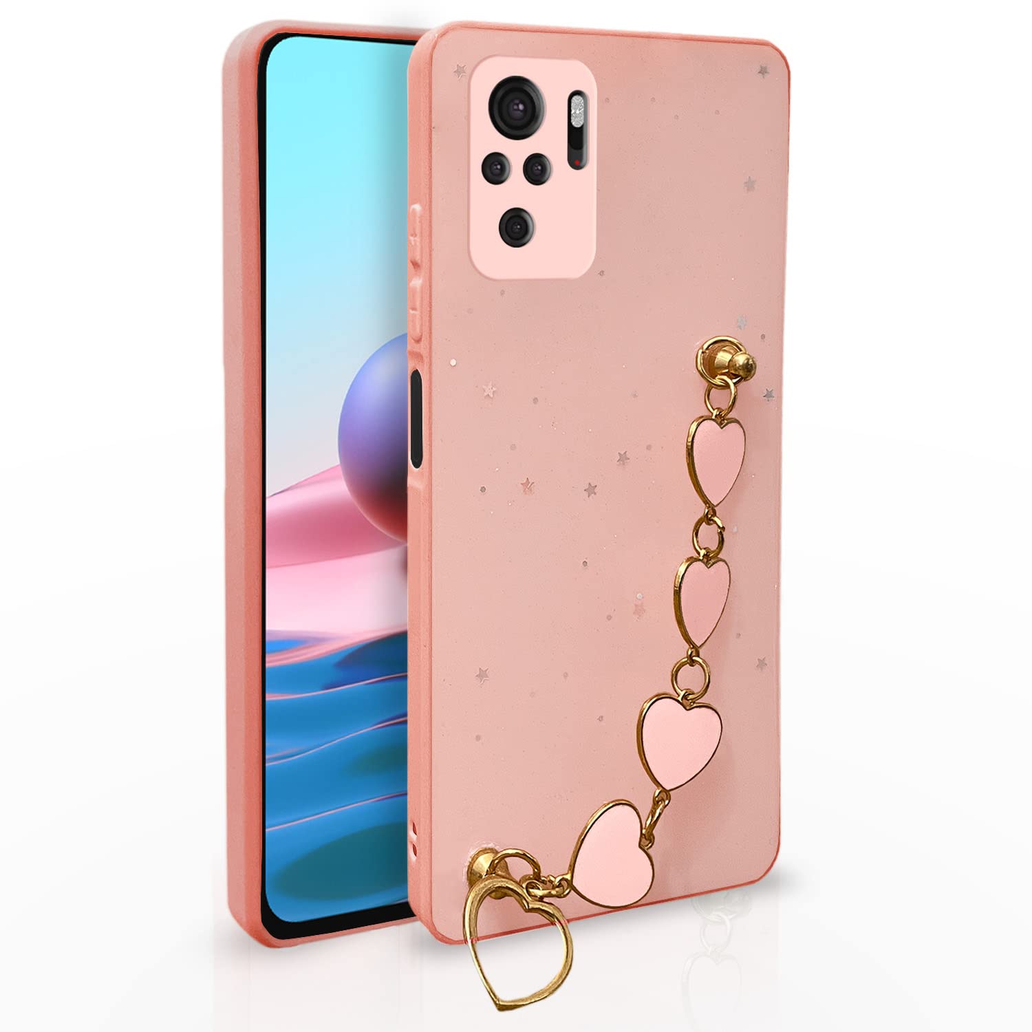 Pink mobile cover for Redmi Note 10/Note 10s – Pikkme