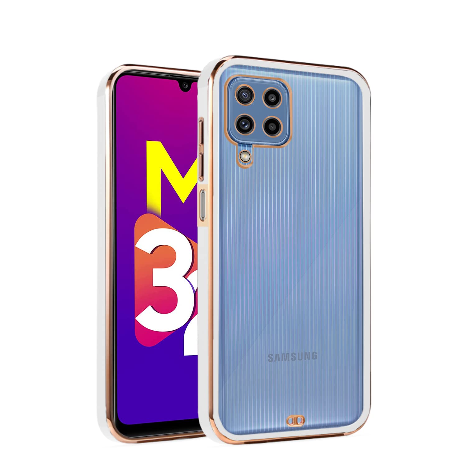 Pikkme Samsung M32 4G/M32 Prime/F22 4G white back cover