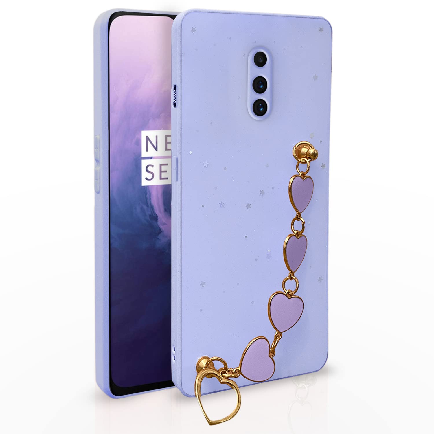 Pikkme purple Chain phone cover for OnePlus 6T/7/1