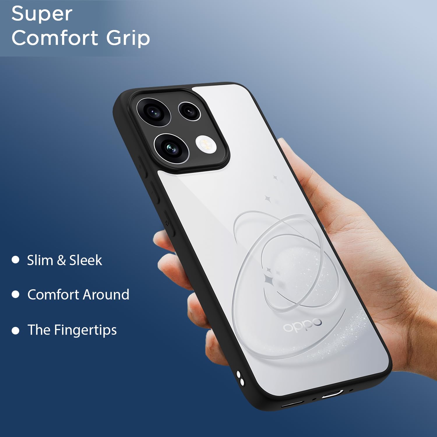 Oppo Reno 16c 5G Tough Armor back cover in black by Pikkme – photo 6