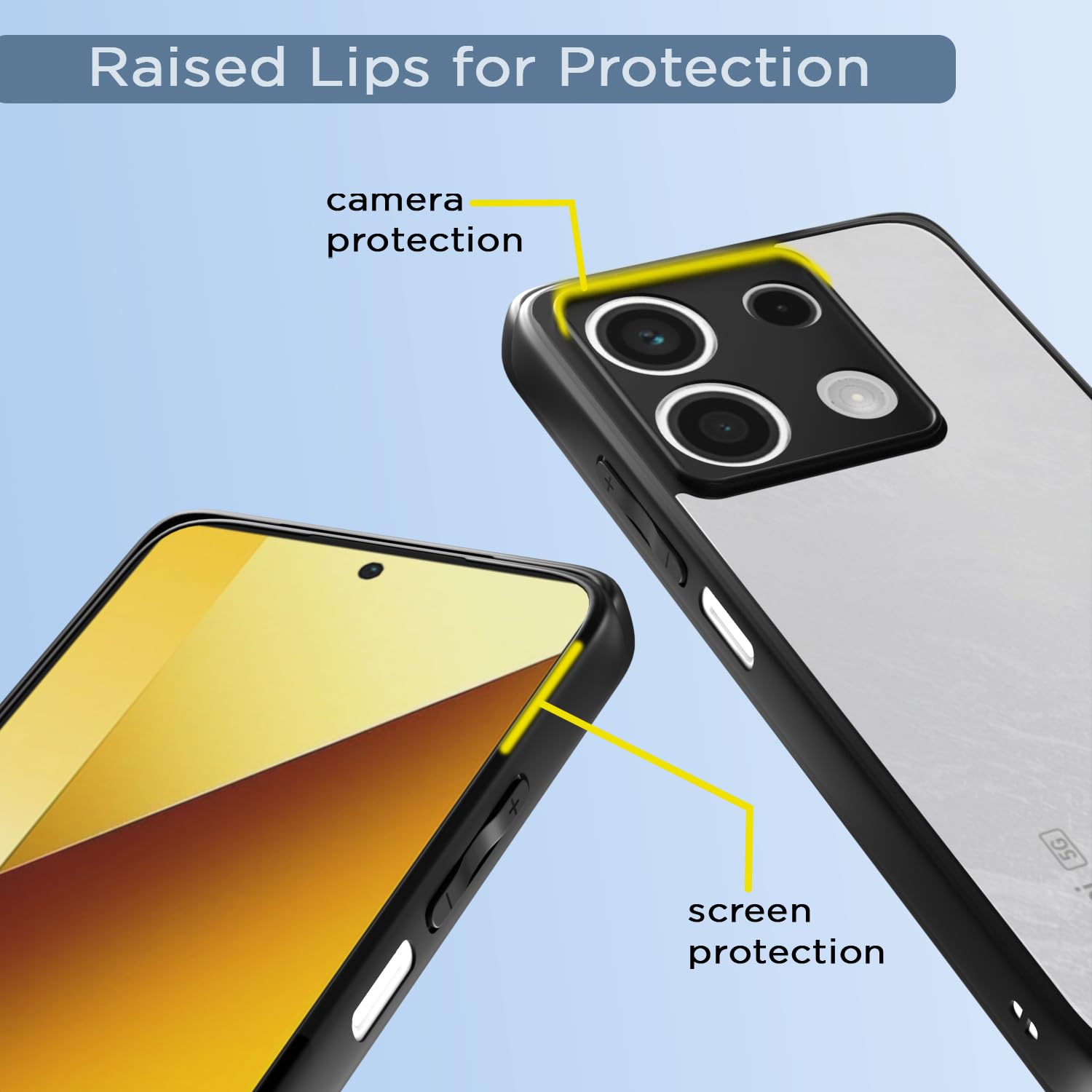 Redmi Note 13 5G phone cover in black by Pikkme – photo 4