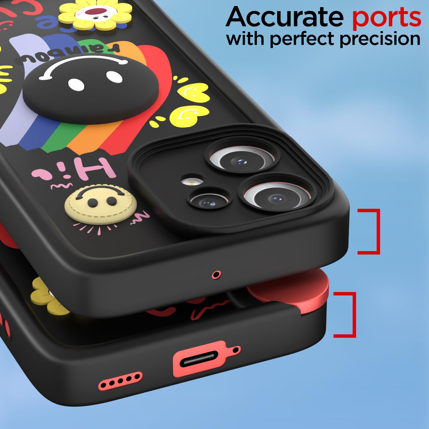 CMF Phone 2 Pro 5G Soft Silicone phone cover in black by Pikkme – photo 4