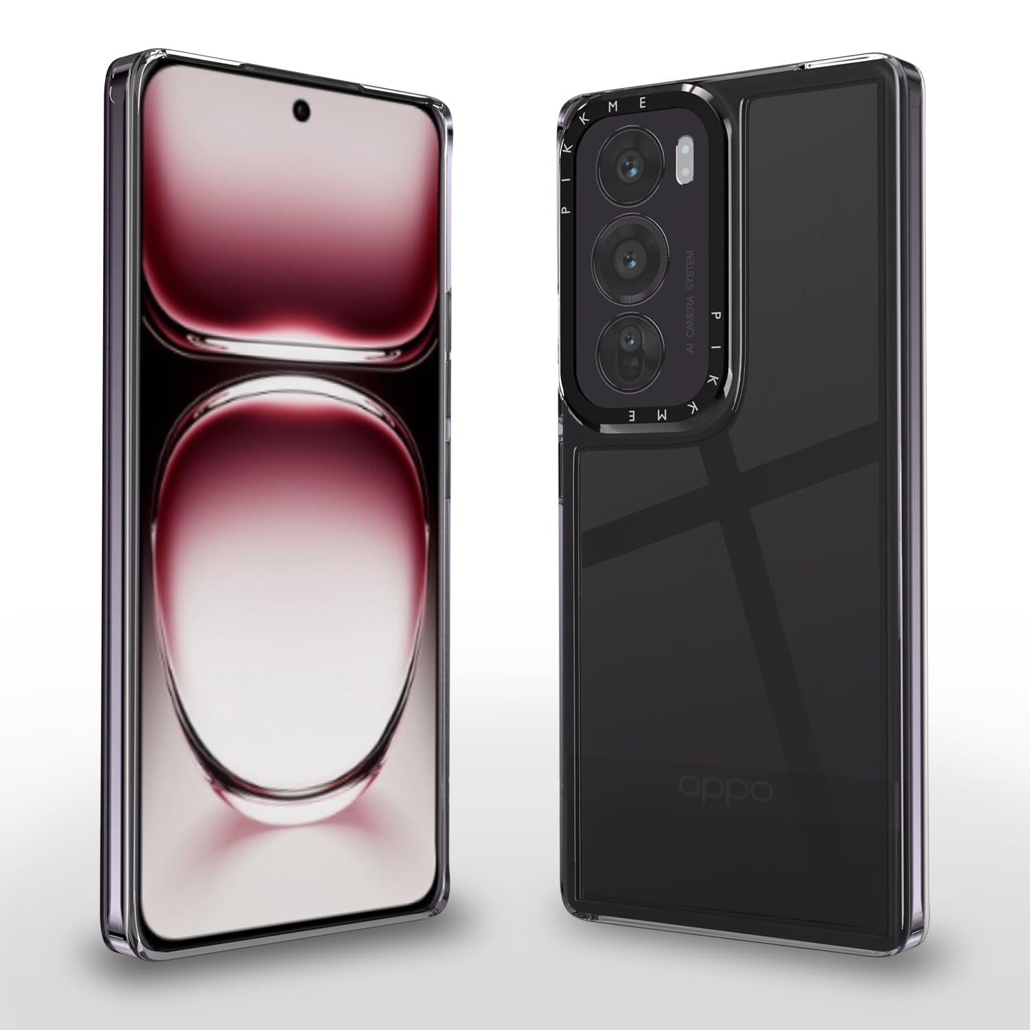 Oppo Reno 12 5g Transring Back Cover -Transparent