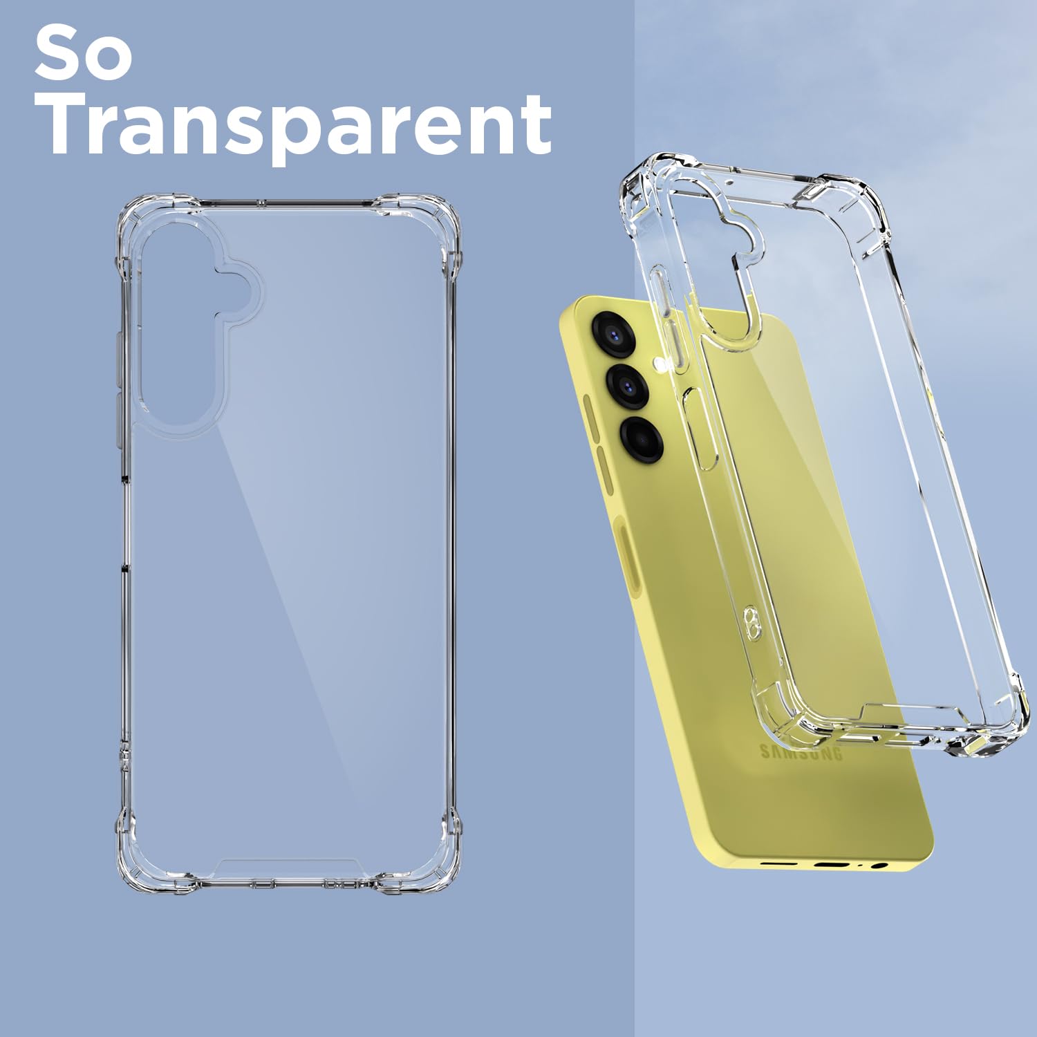 Pikkme Samsung A15 5G transparent phone cover – photo 2