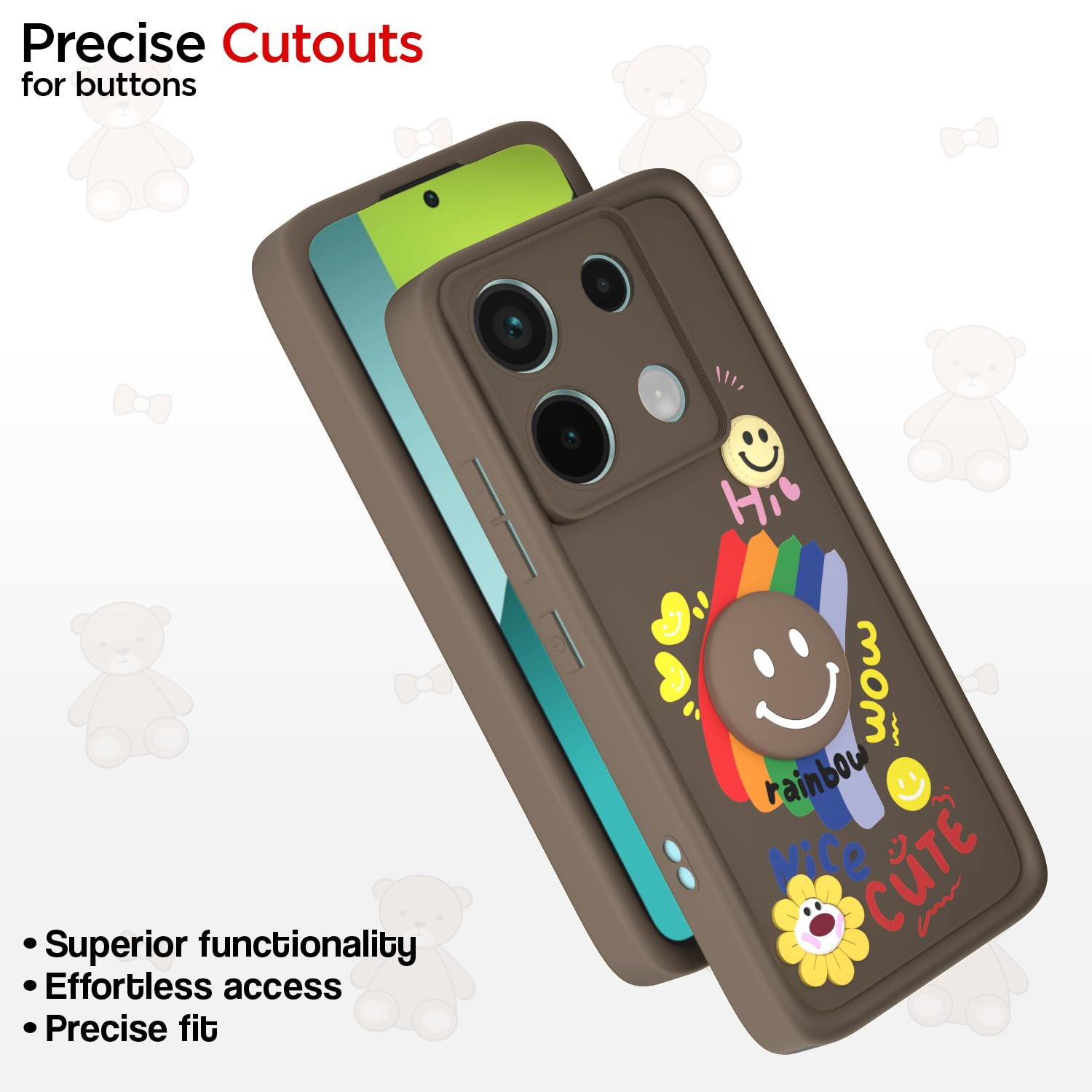 Brown mobile back cover for Redmi Note 13 Pro/Poco X6 5G – Pikkme – photo 6