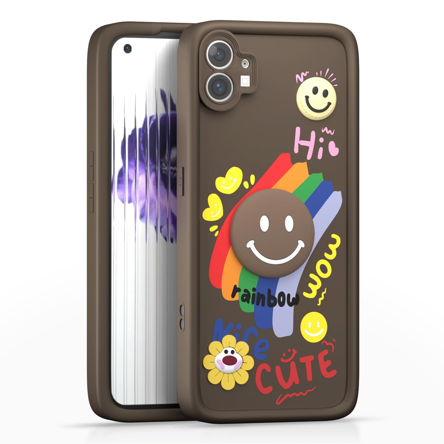Pikkme Nothing Phone 1 brown back cover