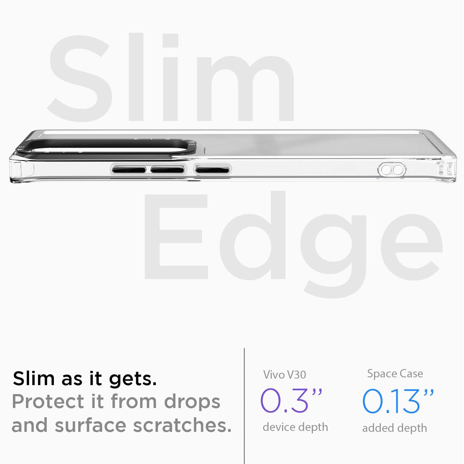 Pikkme Vivo V30/V30 Pro 5G Hybrid transparent back cover – photo 3
