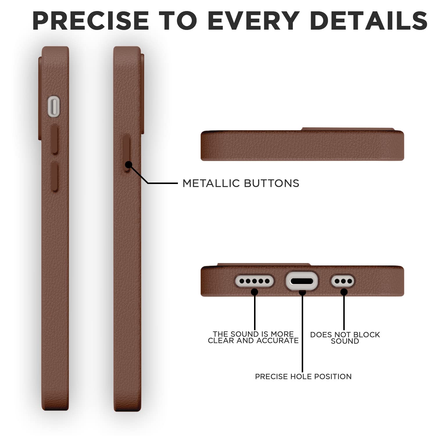 Pikkme iPhone 13 Leather umber mobile cover – photo 6