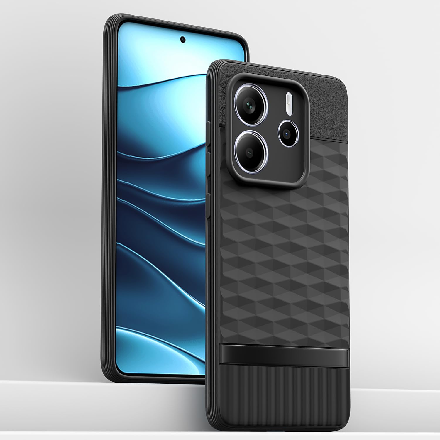 Pikkme Redmi Note 14 5G Gencase Back Cover (Black)