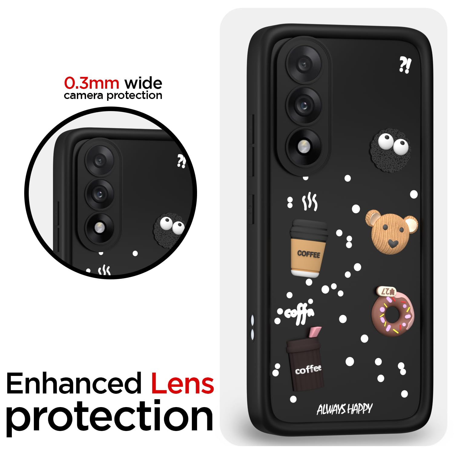 OnePlus Nord 5 5G/3D phone cover in black by Pikkme – photo 5