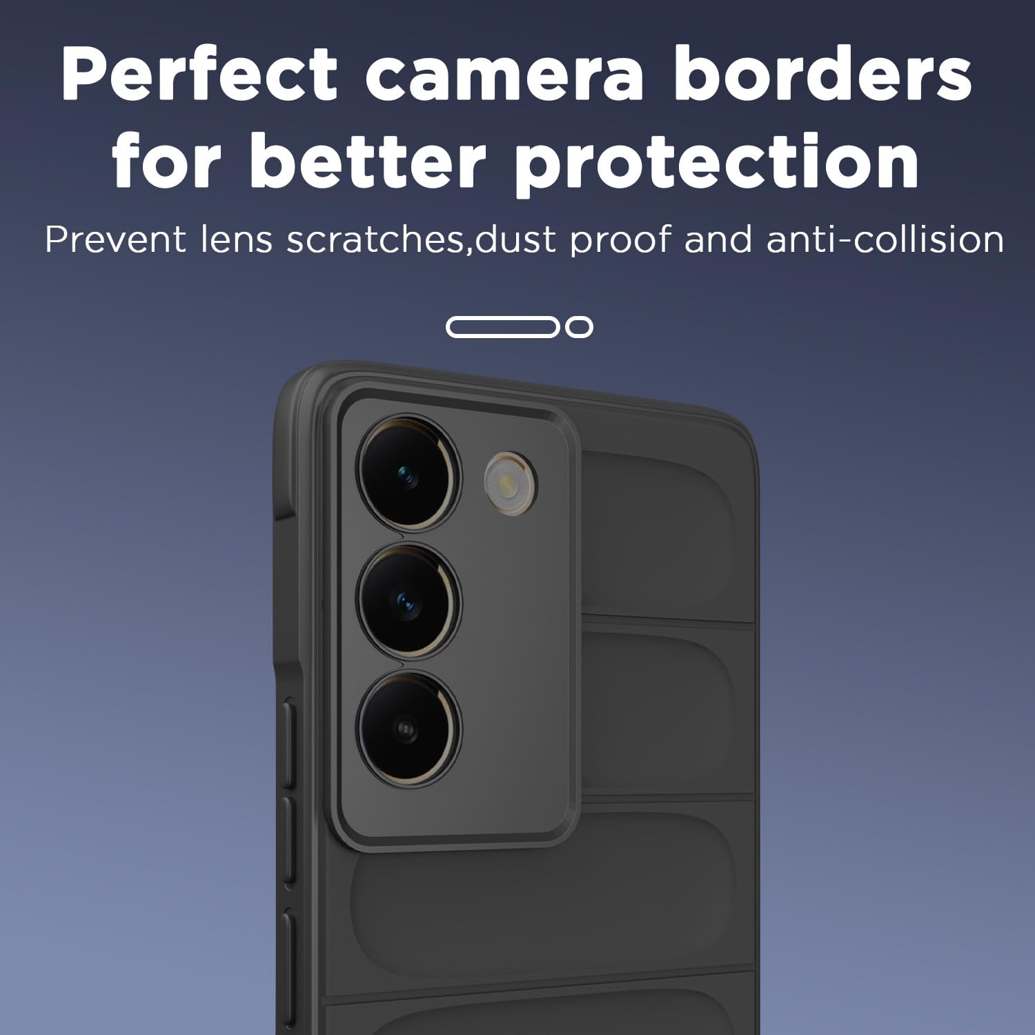 Pikkme Vivo T3/Y200e 5G Liquid Silicone black mobile back cover – photo 5