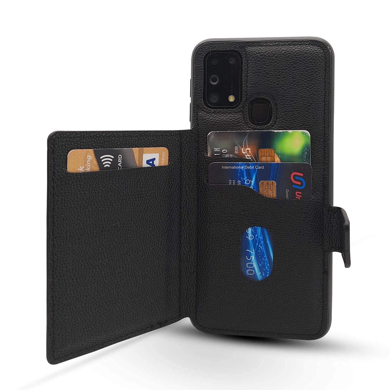 Pikkme black mobile cover for Samsung M31