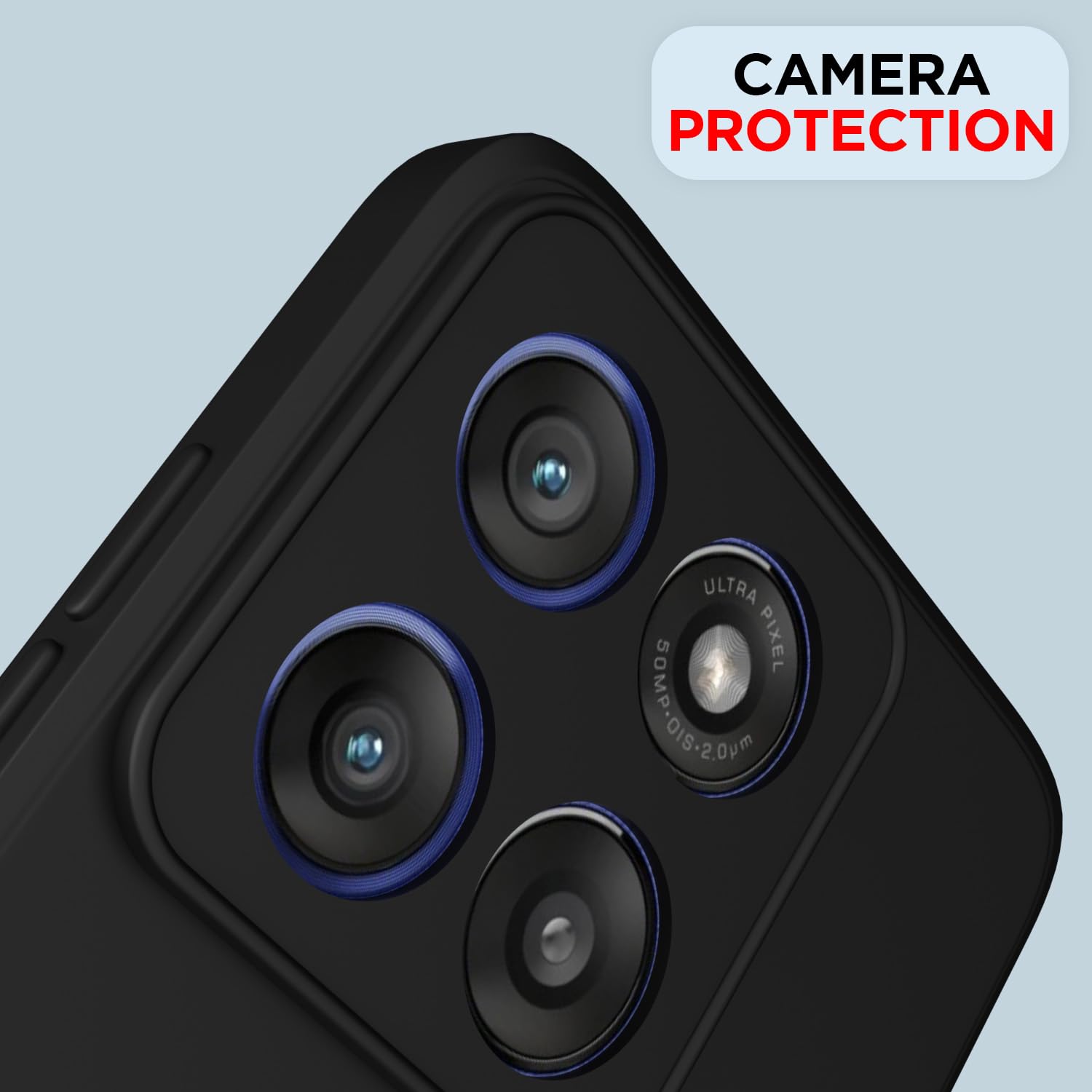 Pikkme Moto Edge 60 Matte black back cover – photo 5