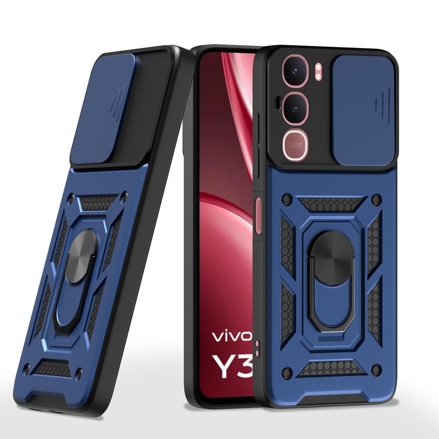 Vivo Y31 5G/360 phone cover in blue by Pikkme