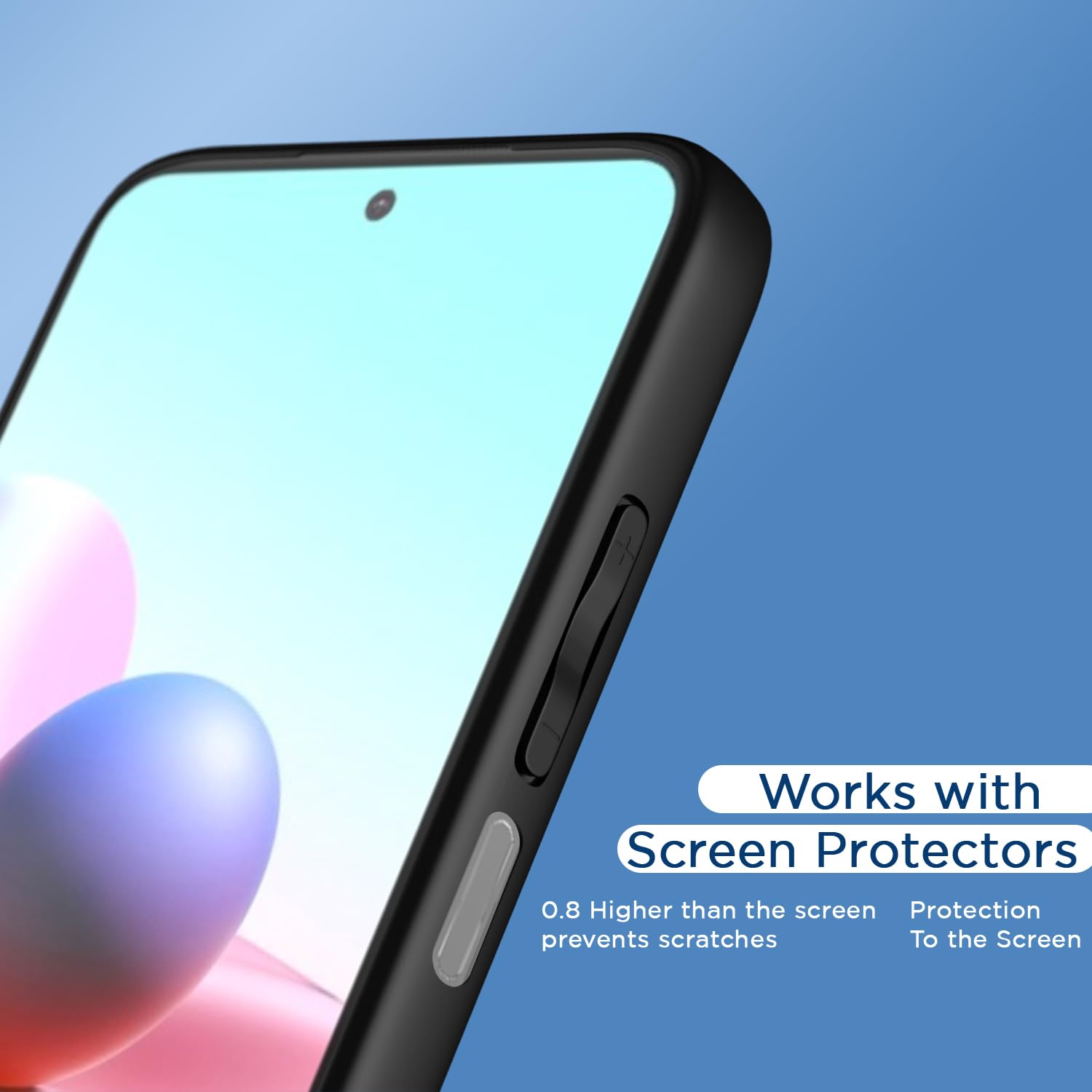 Pikkme Redmi Note 10 / Note 10S Eagle 2.0 Back Cover (Black)