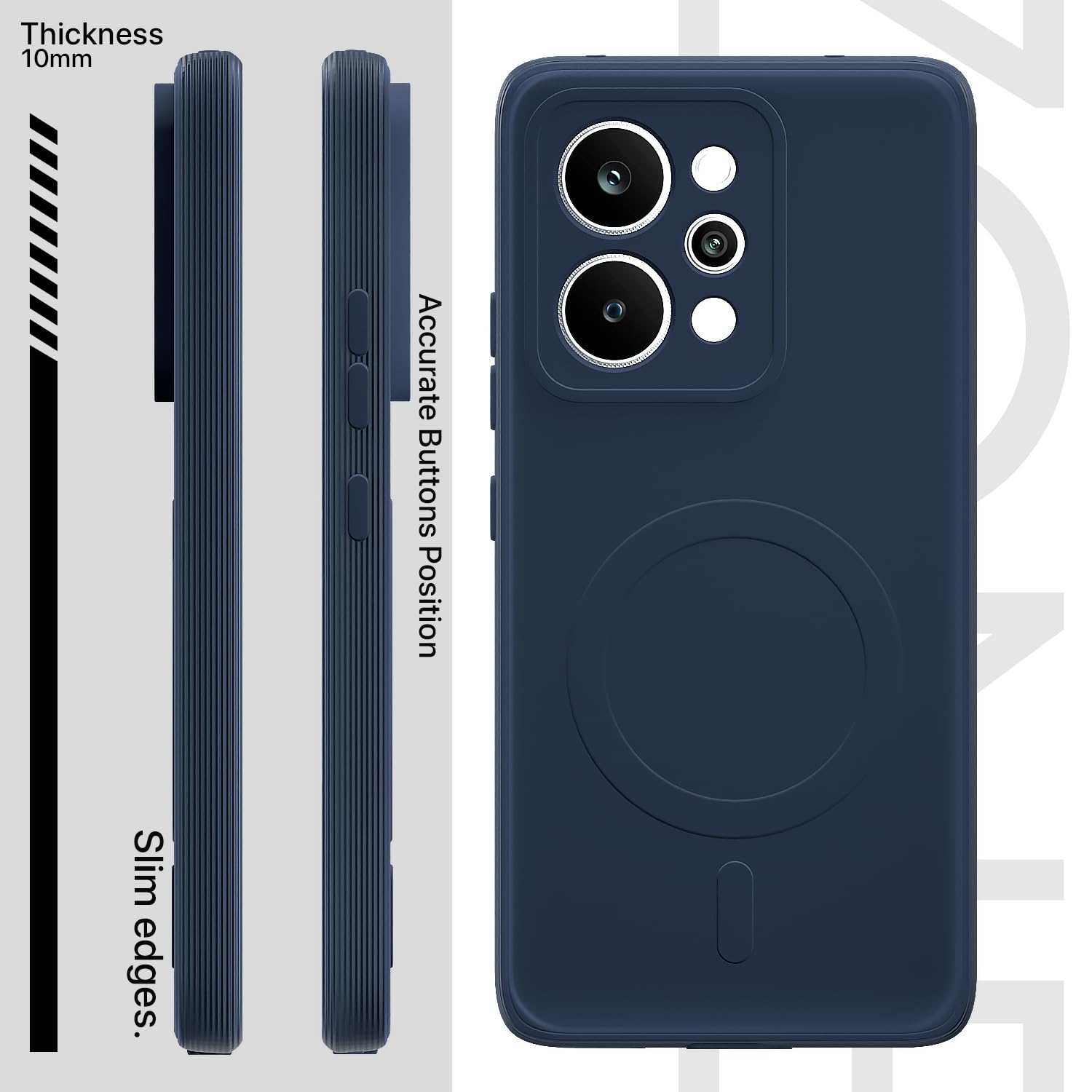 Realme P4 Power 5G phone cover in blue by Pikkme – photo 3